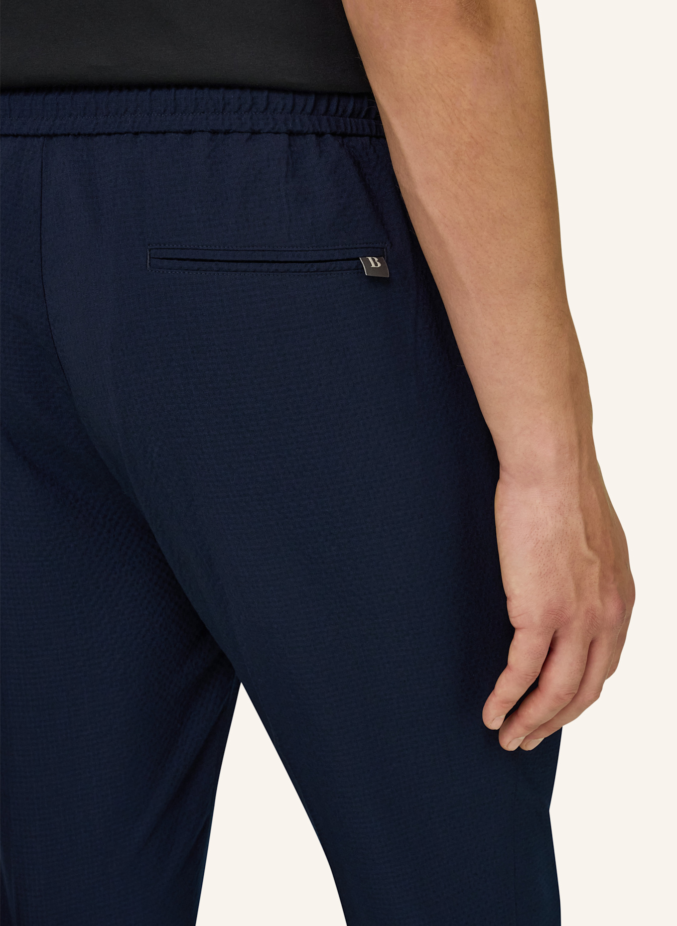 BOGGI MILANO Cordhose: BLAU