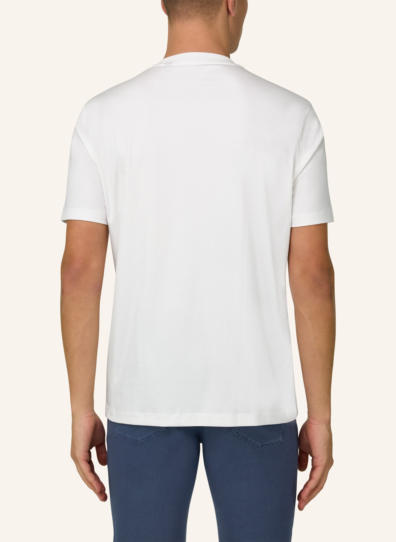 BOGGI MILANO T-Shirt: WEISS