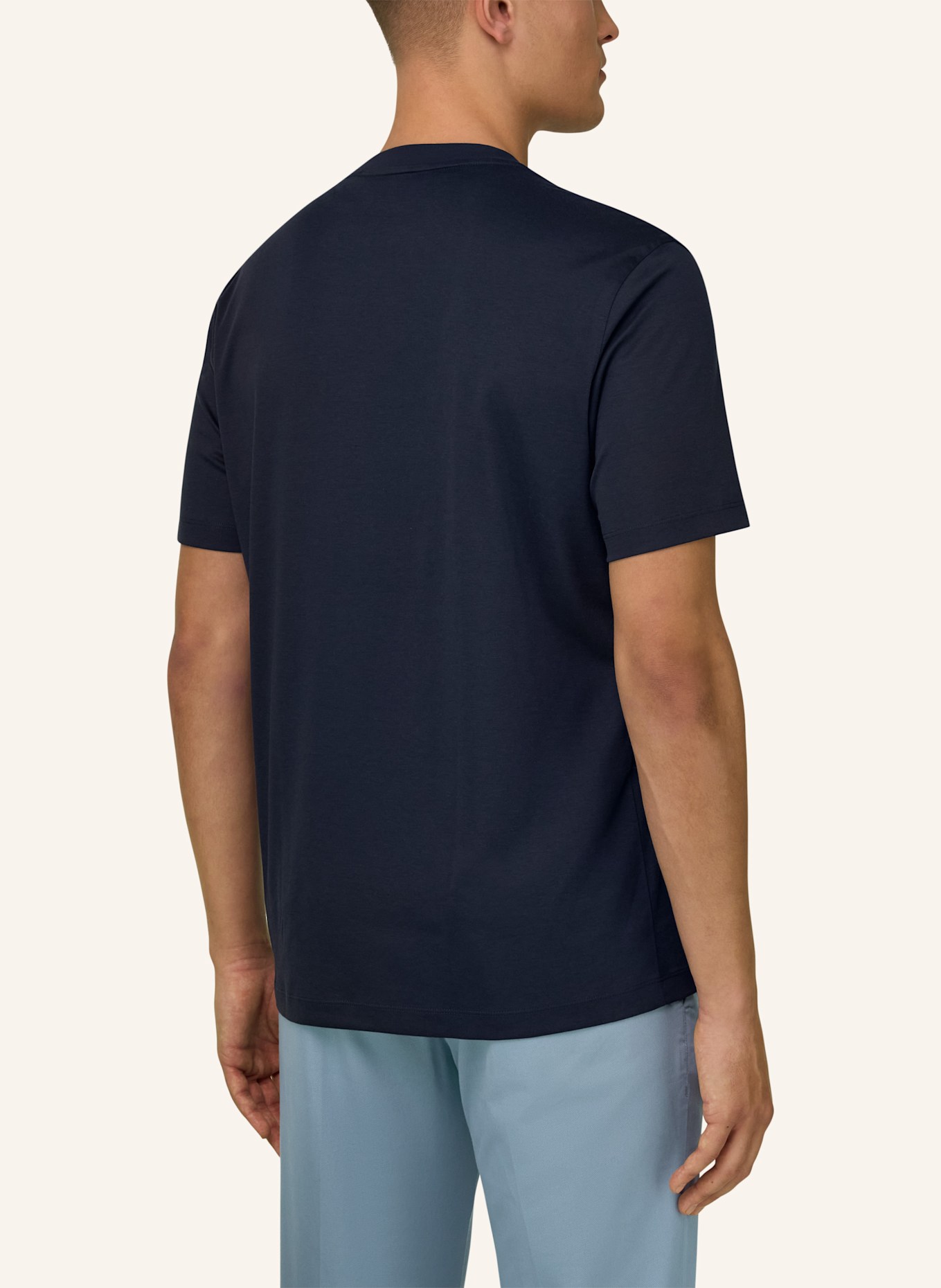 BOGGI MILANO T-Shirt: BLAU