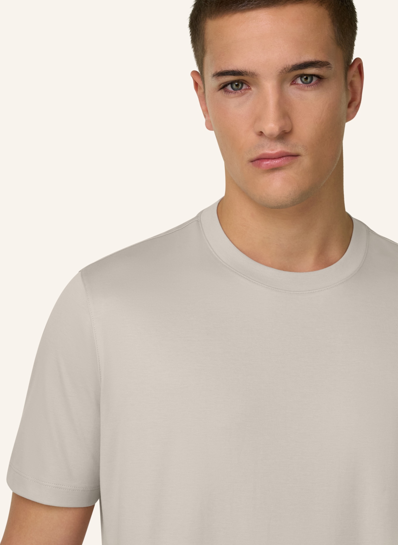 BOGGI MILANO T-Shirt: BRAUN