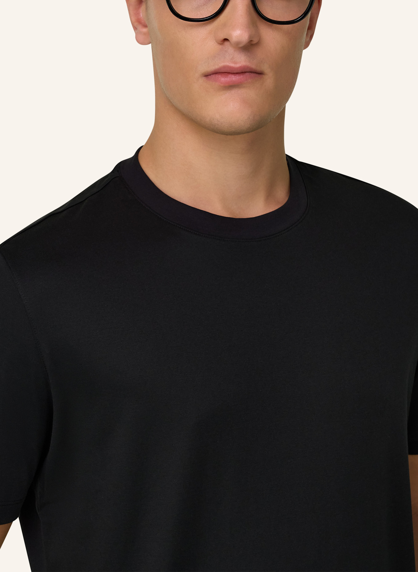 BOGGI MILANO T-Shirt: SCHWARZ