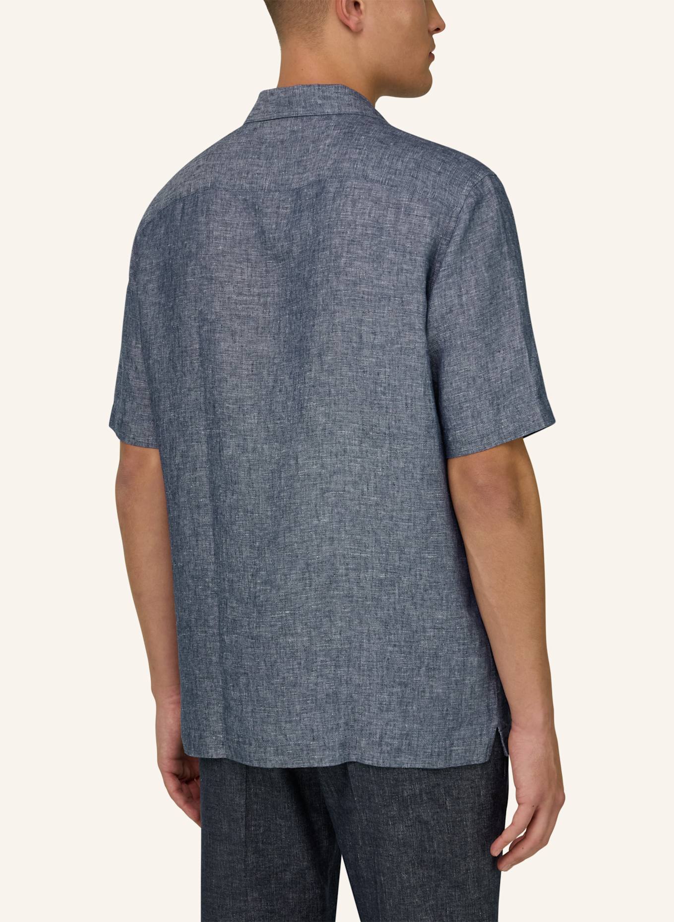 BOGGI MILANO Overshirt: BLAU