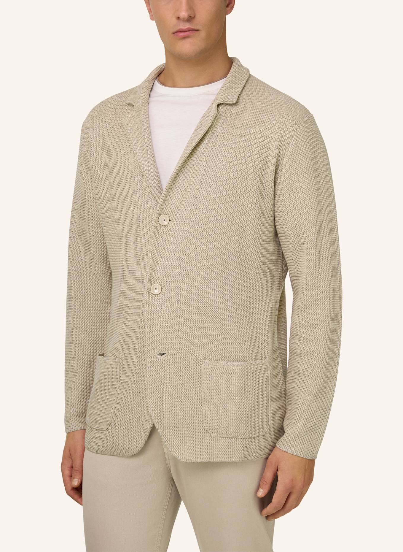 BOGGI MILANO Stricksakko: BRAUN