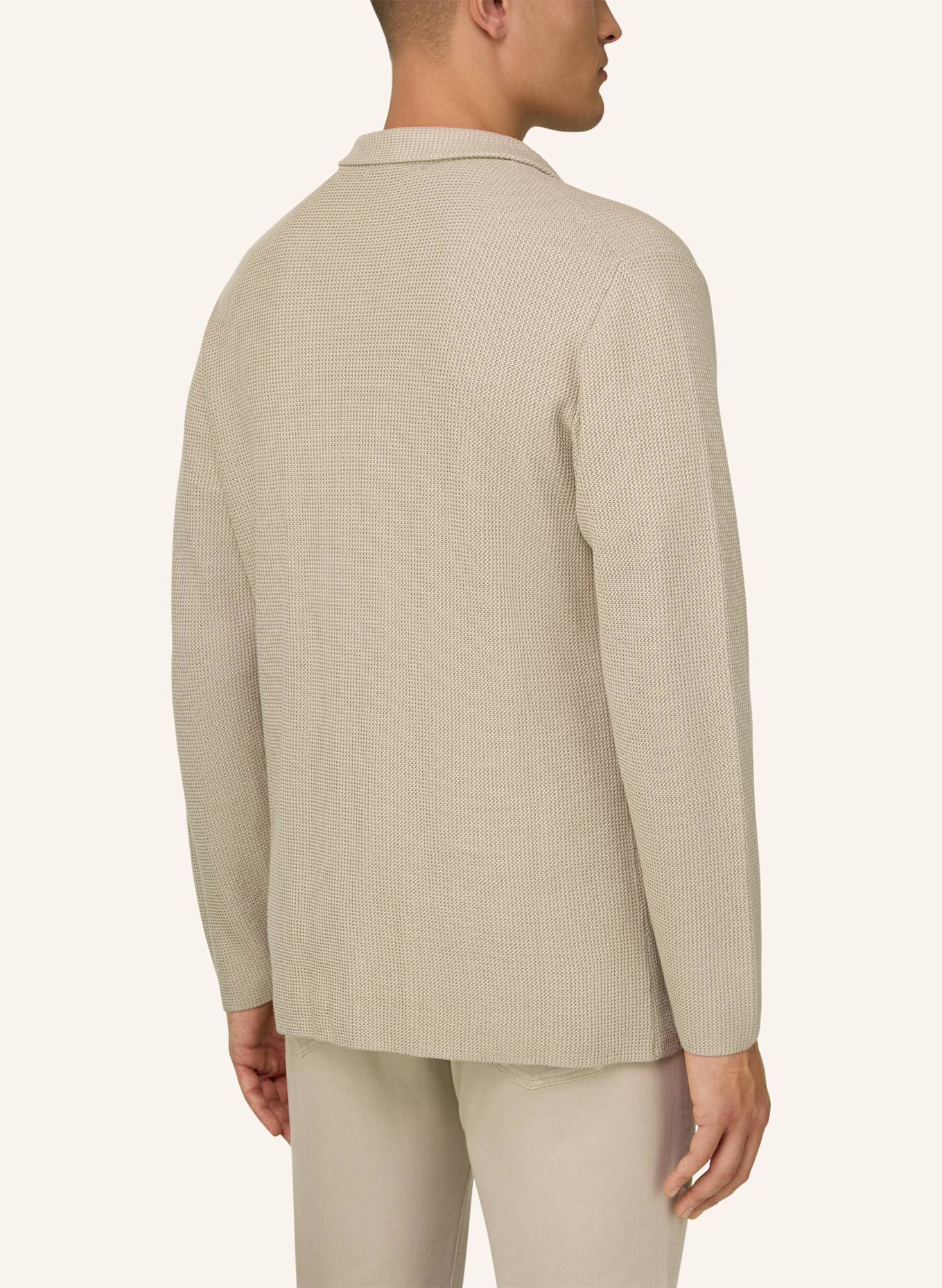 BOGGI MILANO Stricksakko: BRAUN