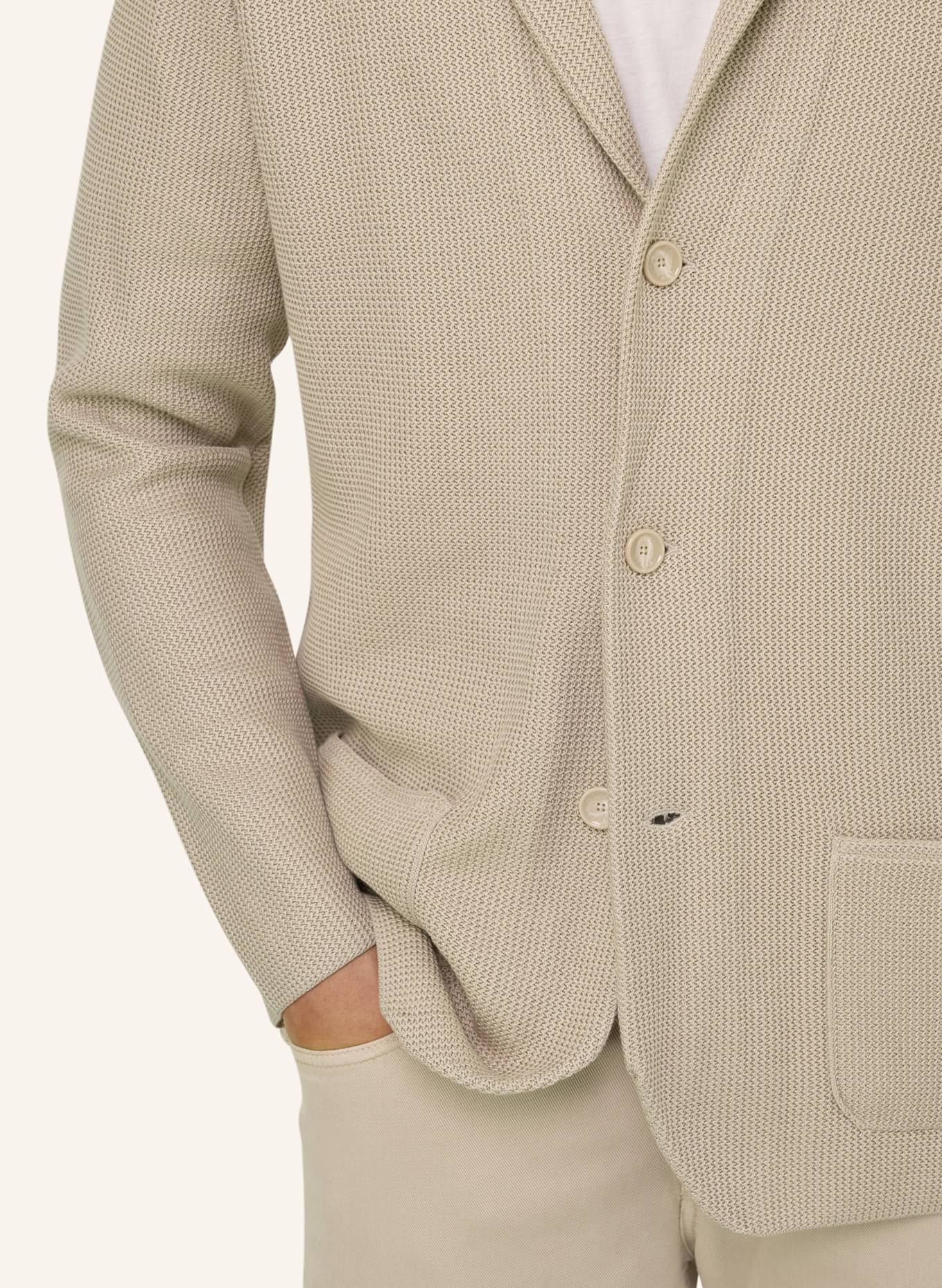 BOGGI MILANO Stricksakko: BRAUN