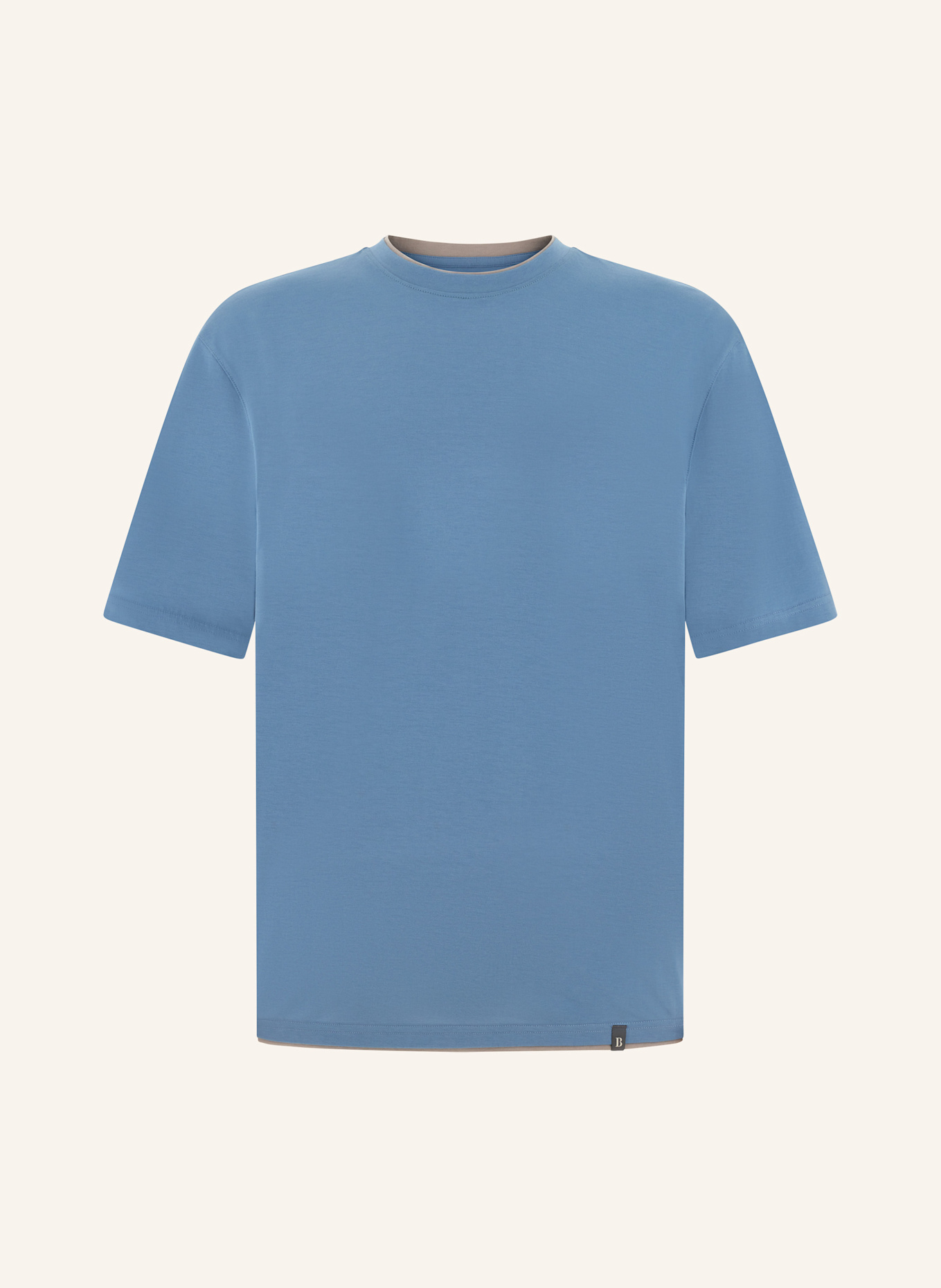 BOGGI MILANO T-Shirt: HELLBLAU