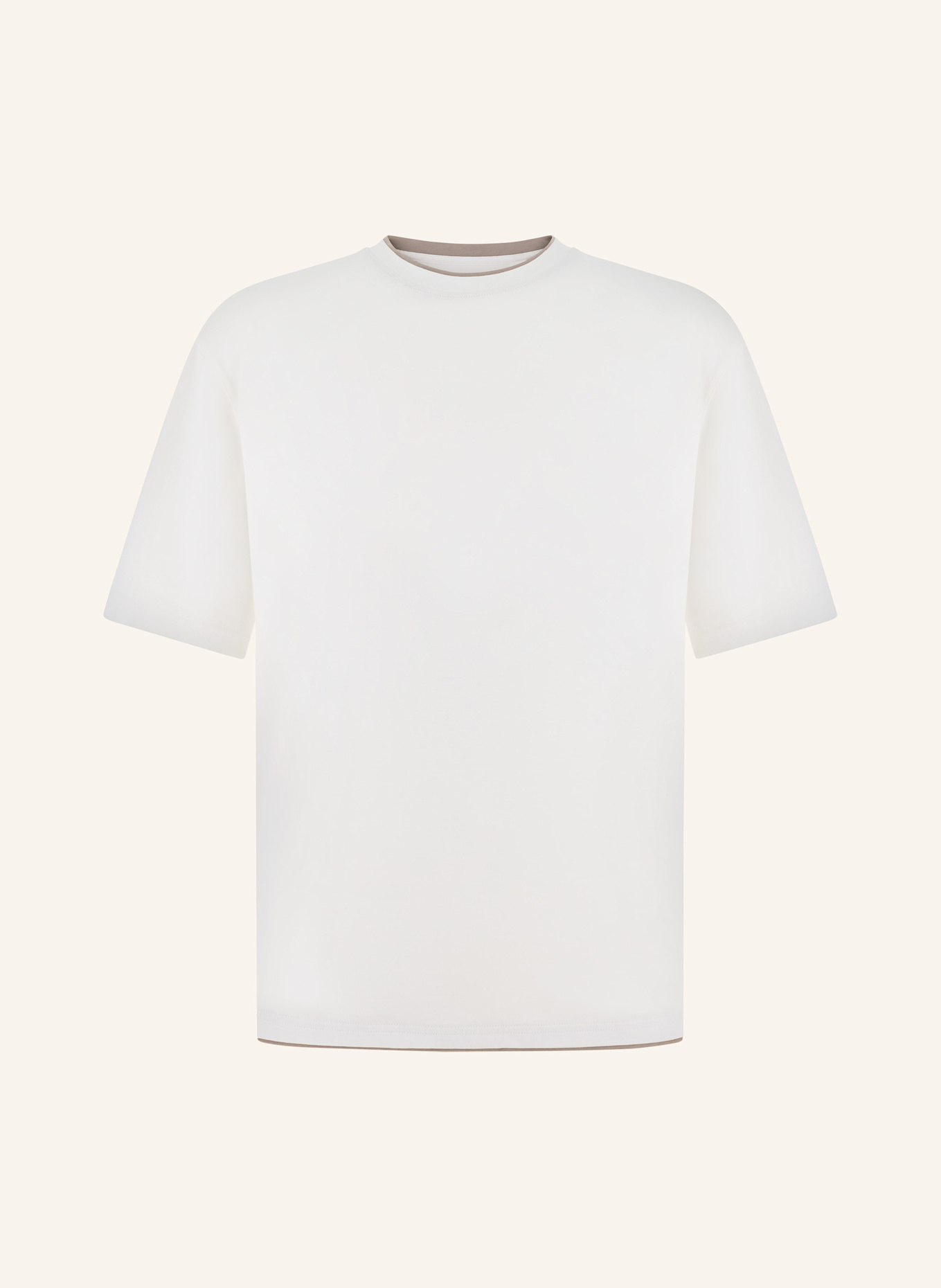 BOGGI MILANO T-Shirt: WEISS