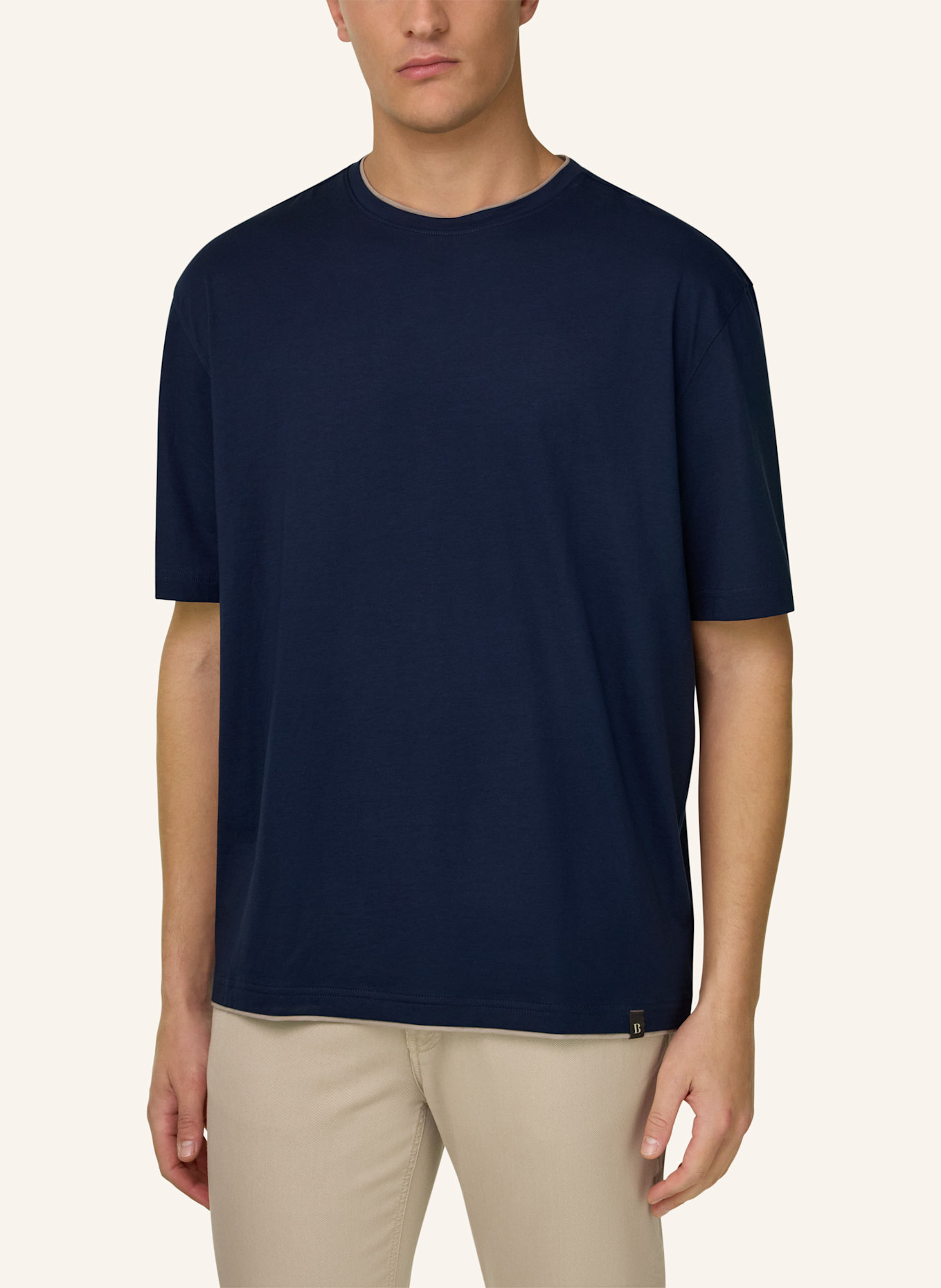 BOGGI MILANO T-Shirt: BLAU