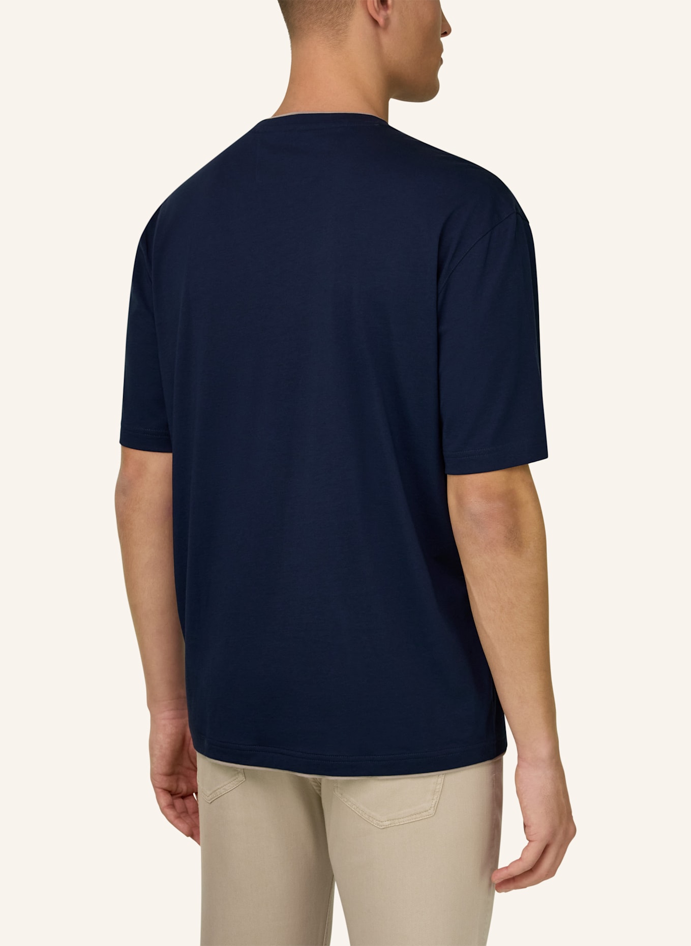 BOGGI MILANO T-Shirt: BLAU