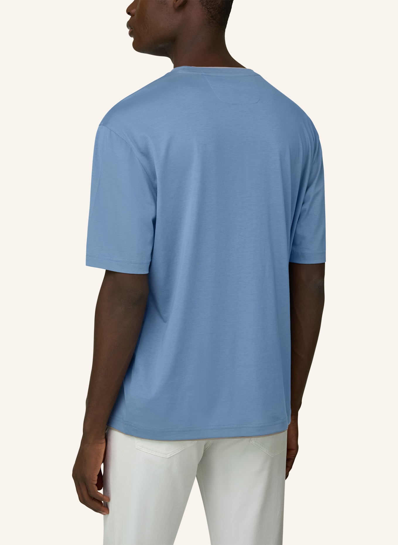 BOGGI MILANO T-Shirt: HELLBLAU