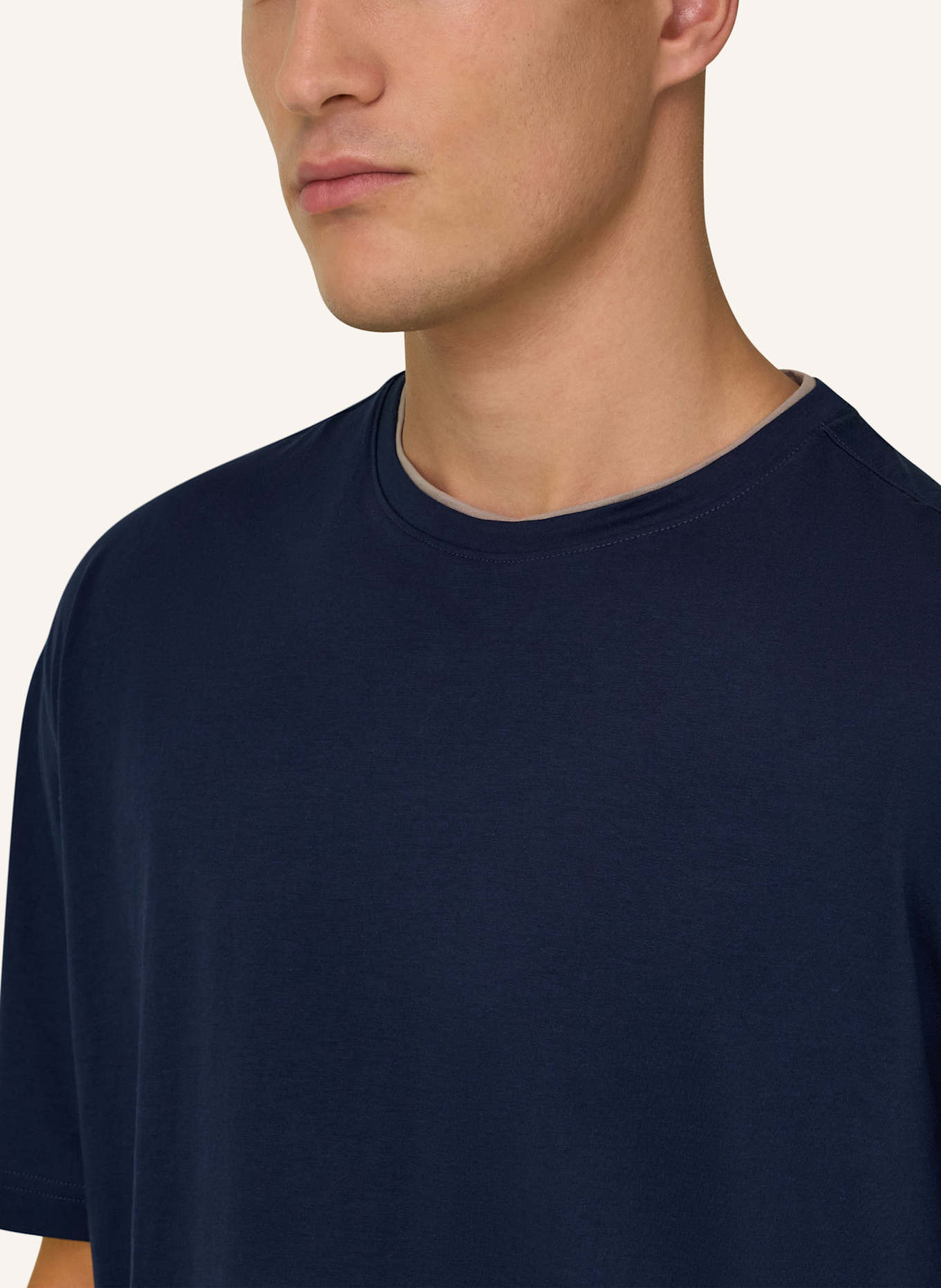 BOGGI MILANO T-Shirt: BLAU