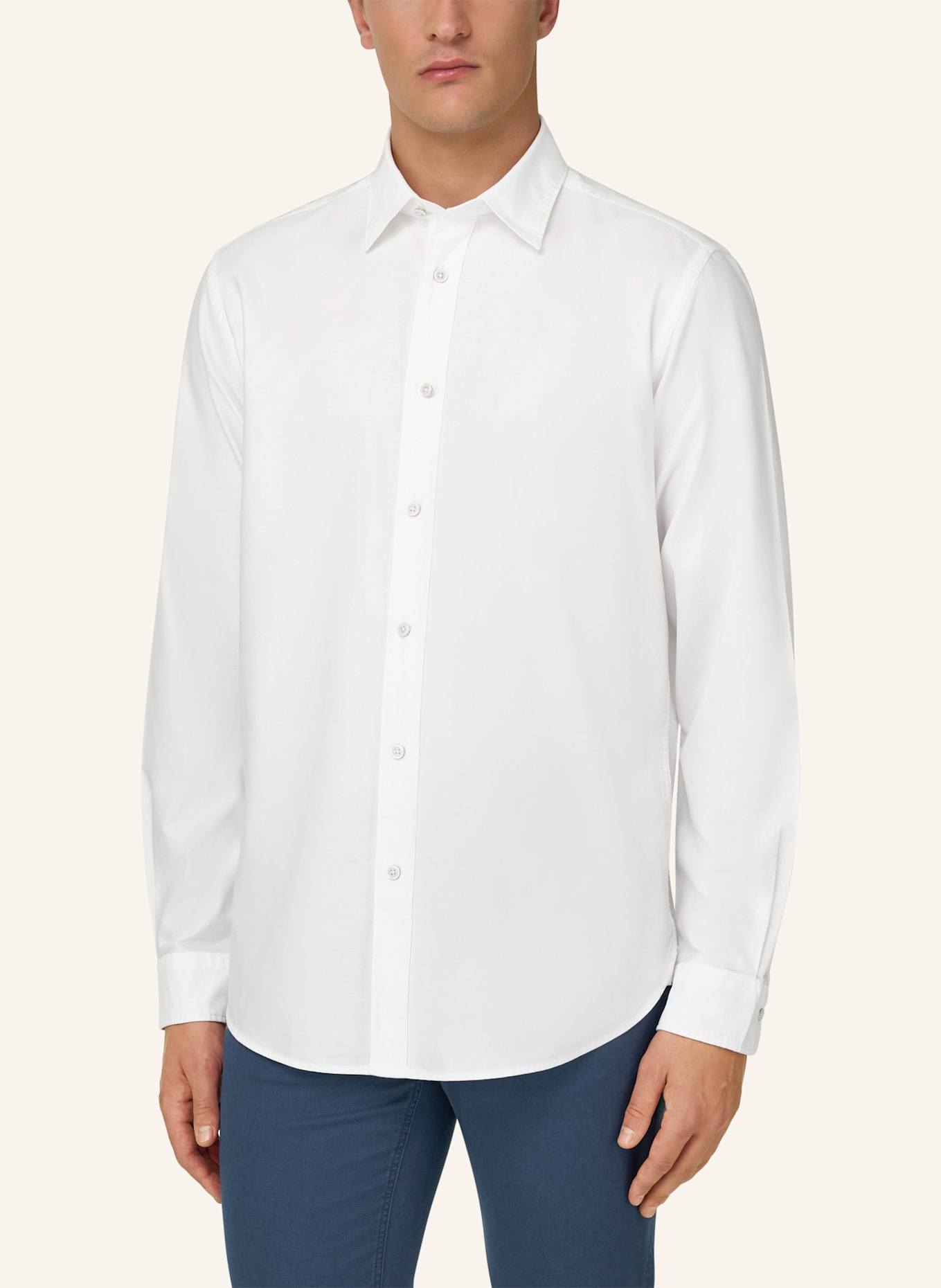 BOGGI MILANO Overshirt: WEISS