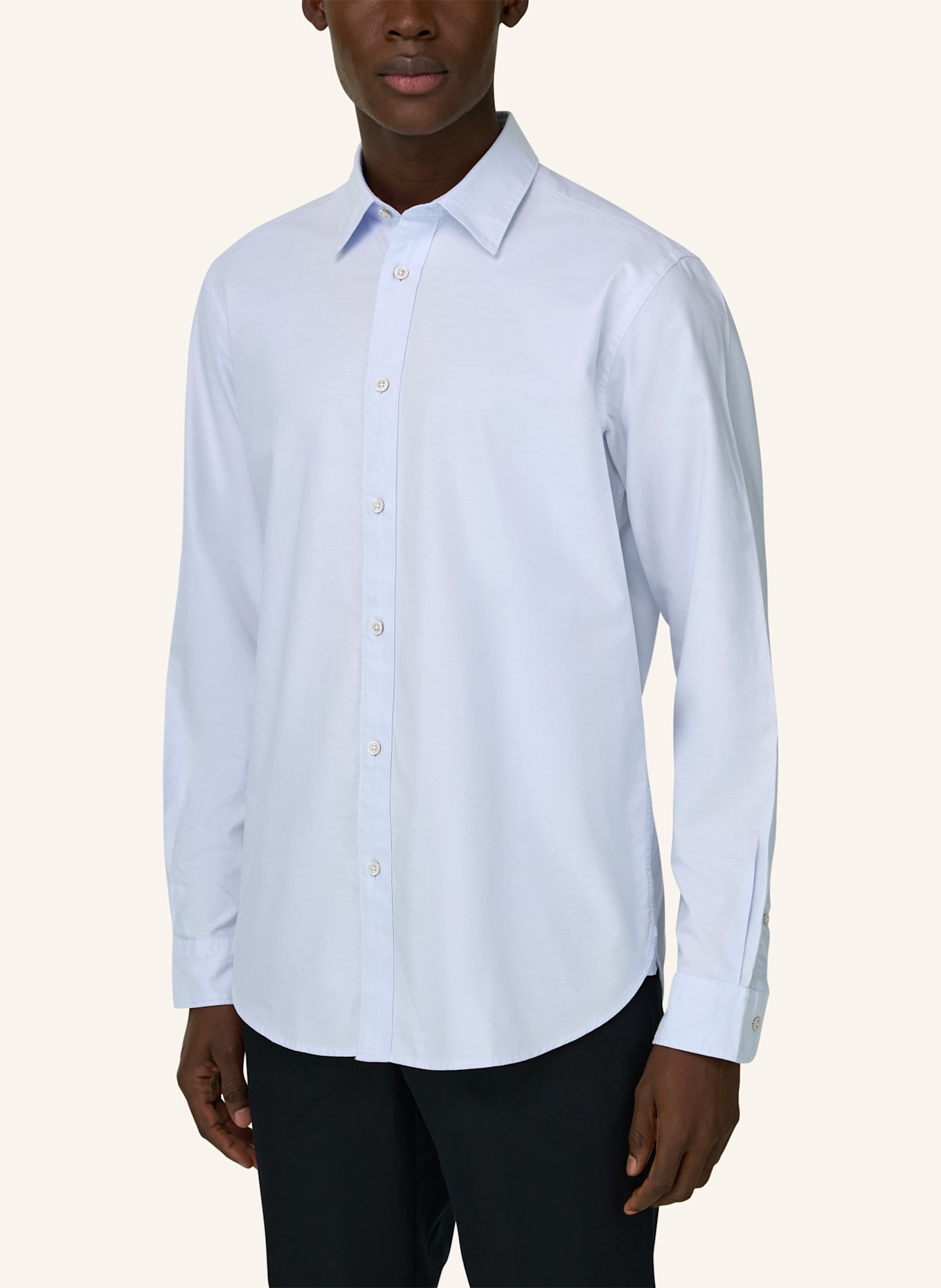 BOGGI MILANO Overshirt: HELLBLAU