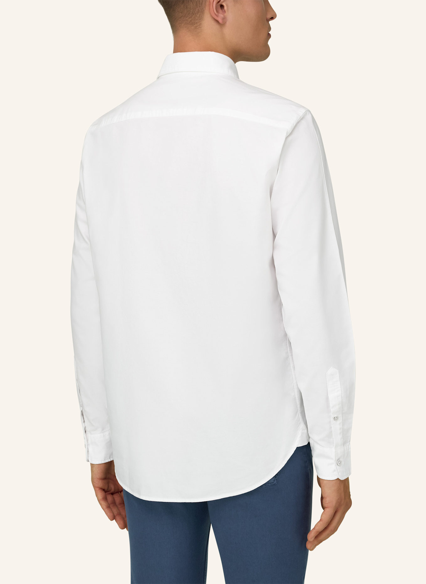 BOGGI MILANO Overshirt: WEISS