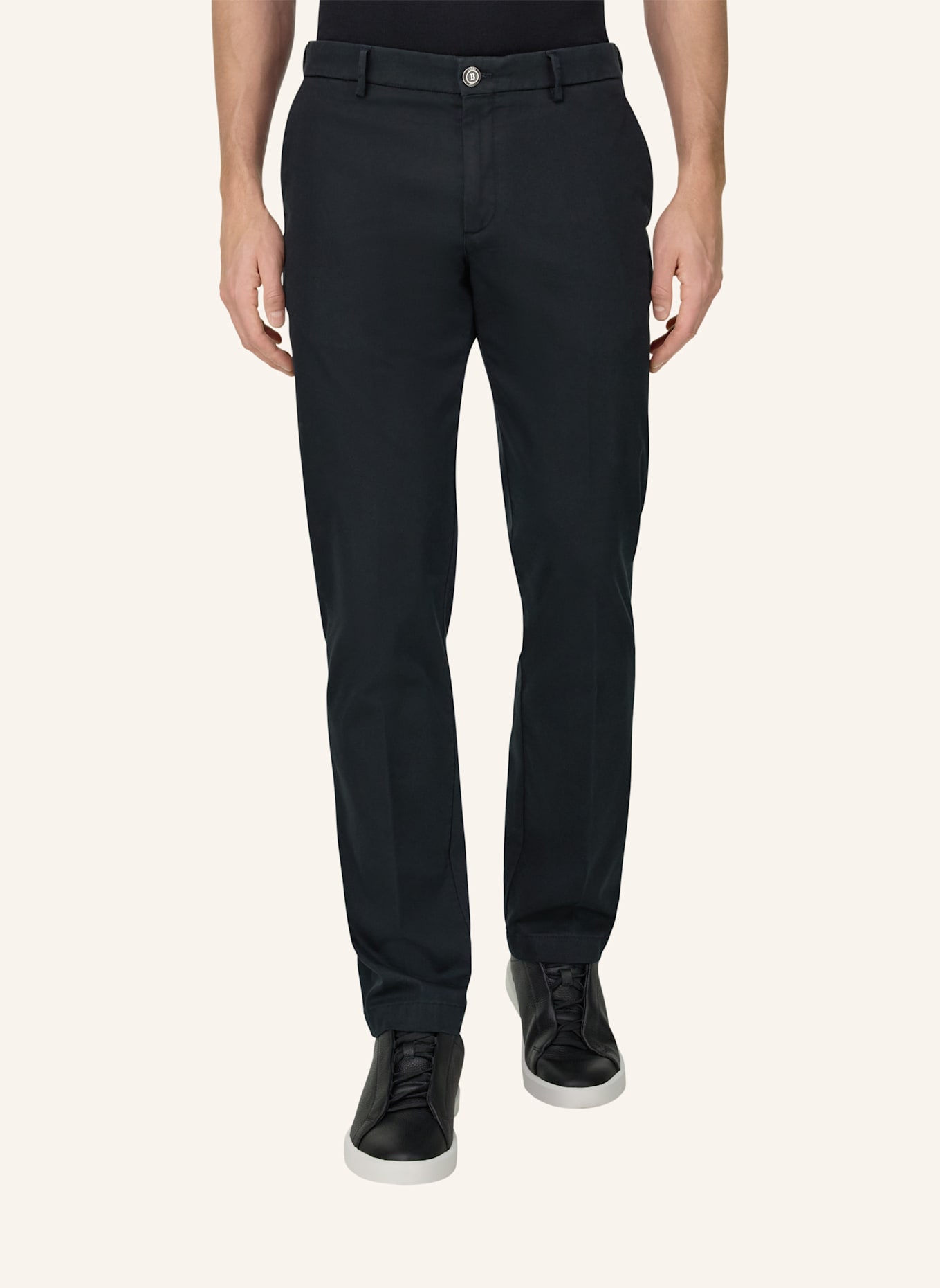 BOGGI MILANO Cordhose: SCHWARZ