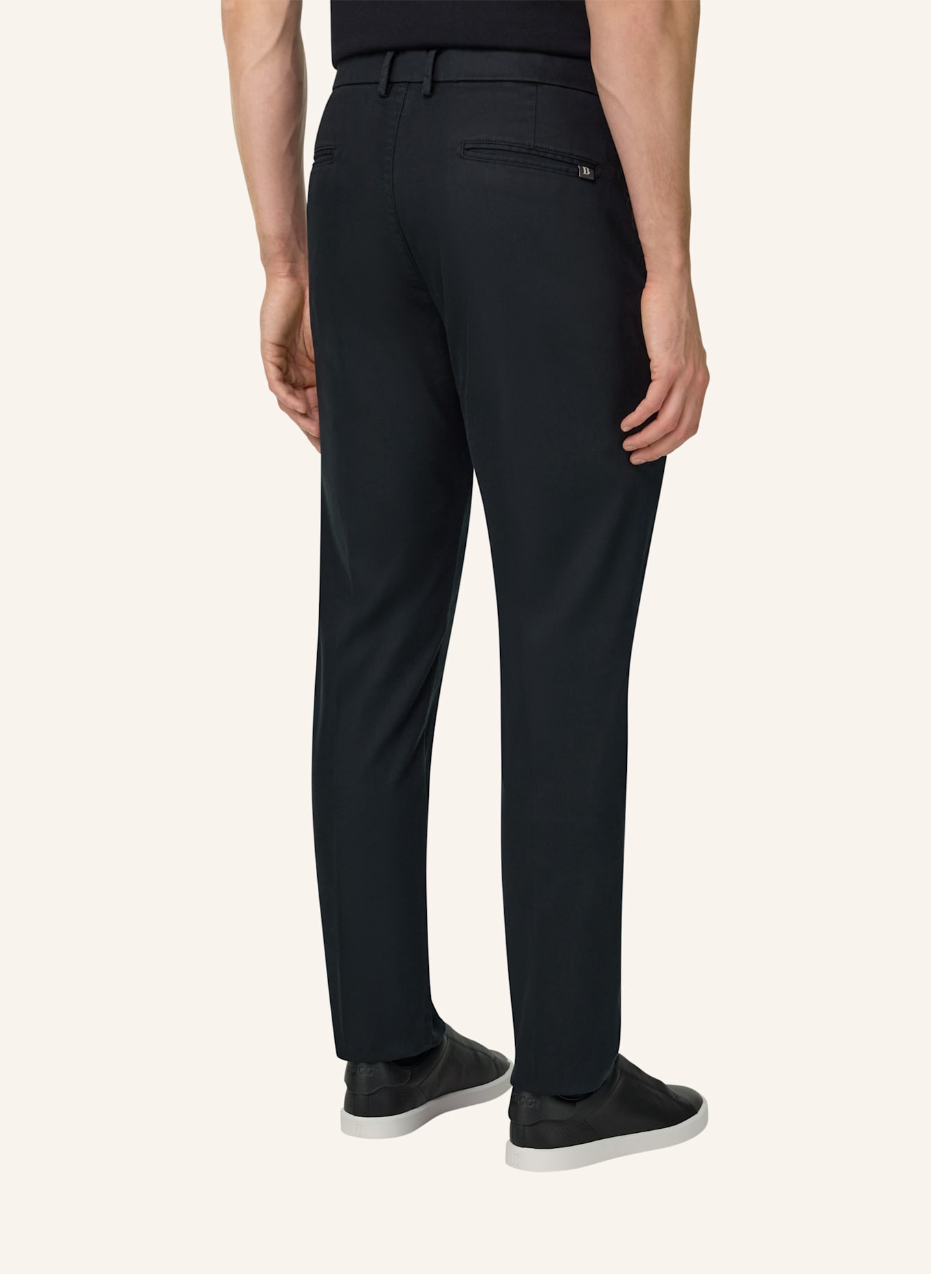 BOGGI MILANO Cordhose: SCHWARZ