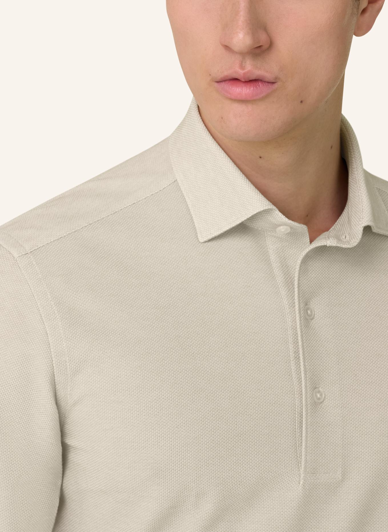 BOGGI MILANO Jersey-Poloshirt: BRAUN