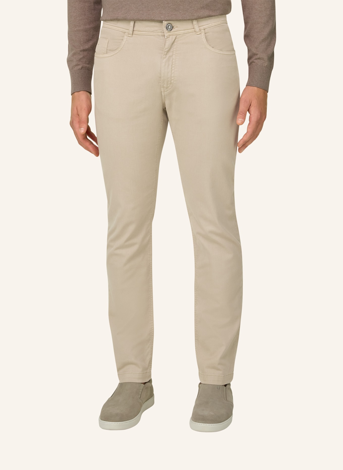 BOGGI MILANO Jeans: BEIGE