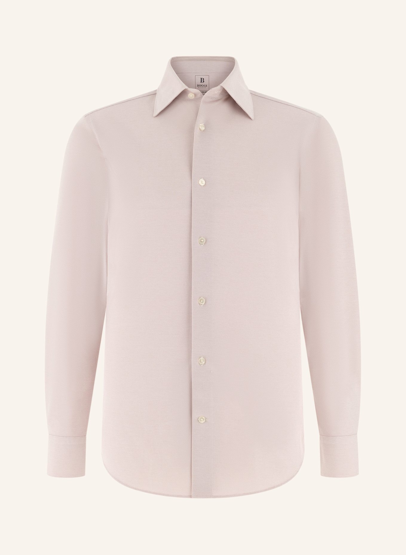 BOGGI MILANO Jerseyhemd: DUNKELORANGE