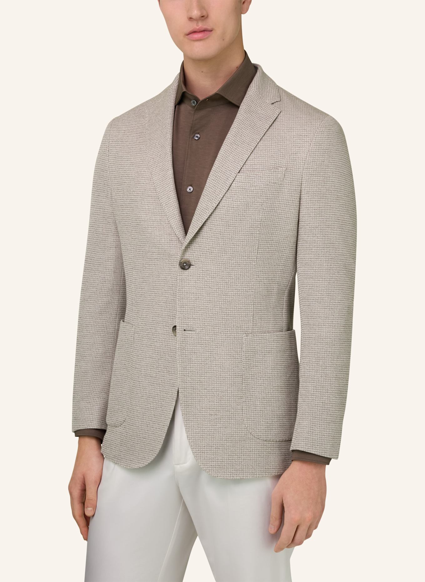 BOGGI MILANO Sweat-Sakko: TAUPE