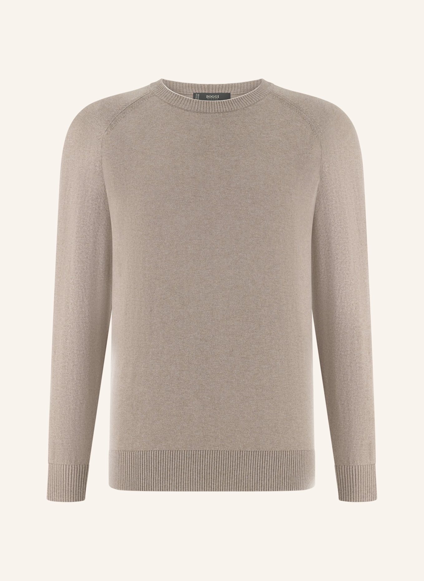 BOGGI MILANO Pullover: BEIGE
