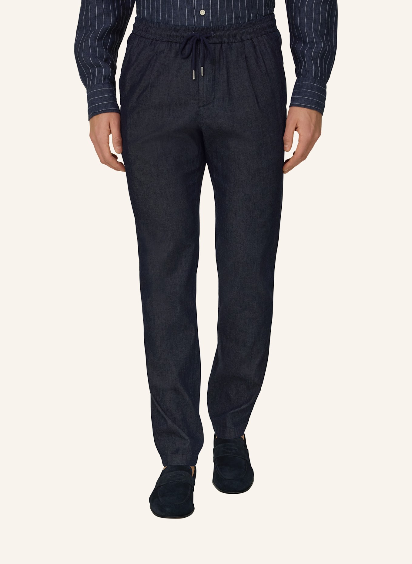 BOGGI MILANO Cordhose: BLAU