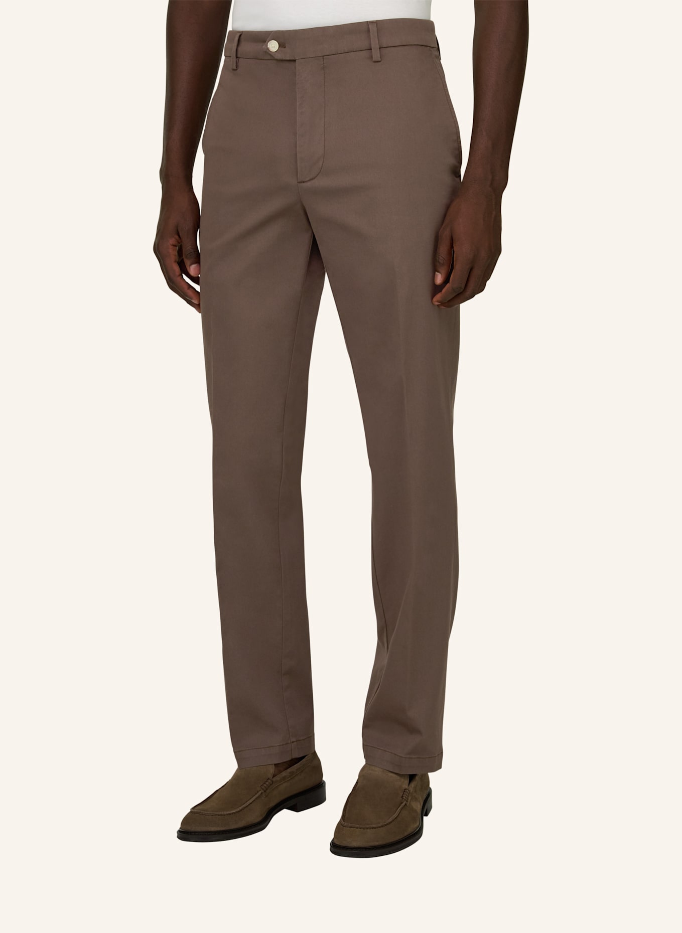 BOGGI MILANO Cordhose: BRAUN