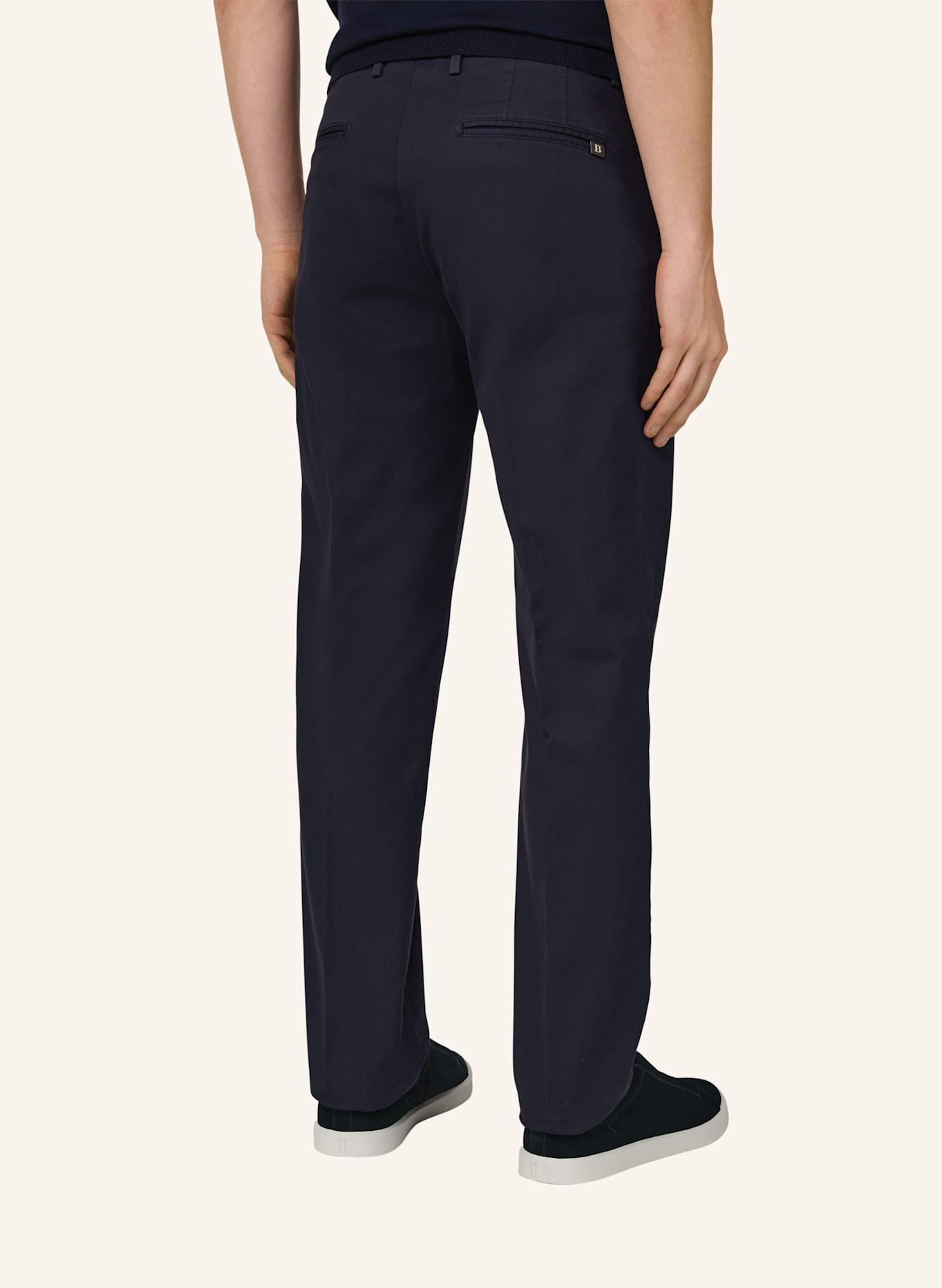 BOGGI MILANO Cordhose: BLAU