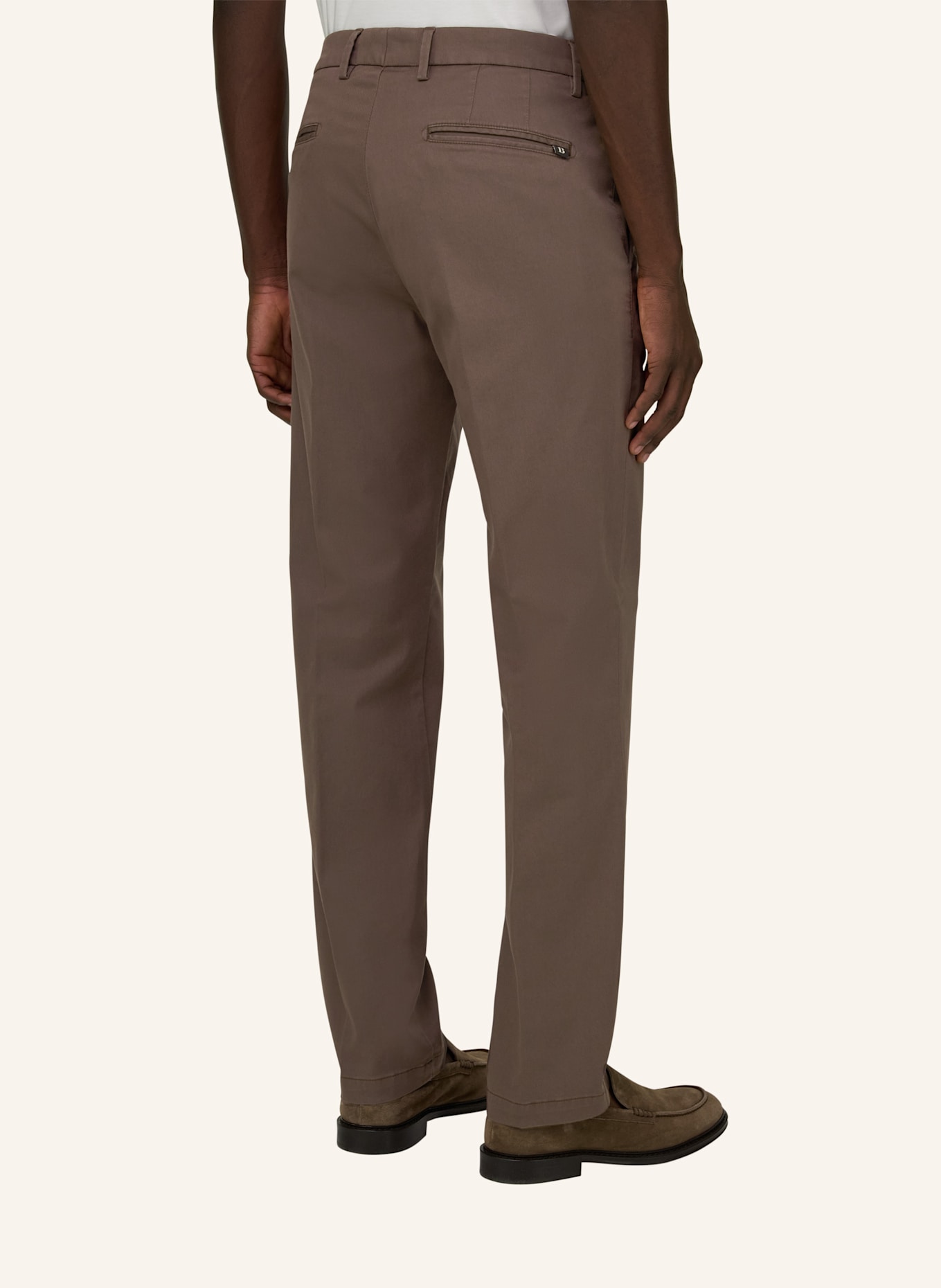 BOGGI MILANO Cordhose: BRAUN