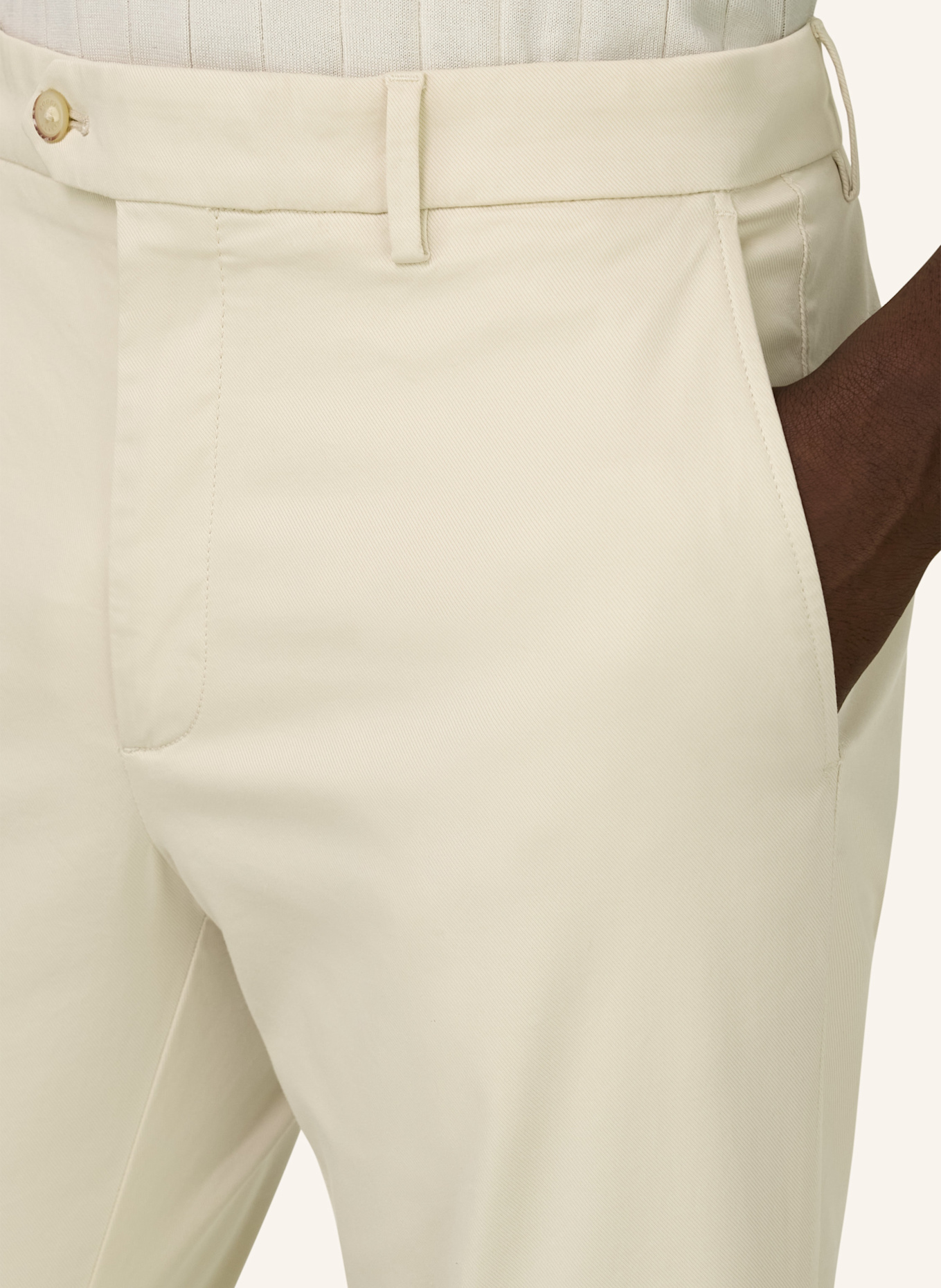 BOGGI MILANO Cordhose: BRAUN