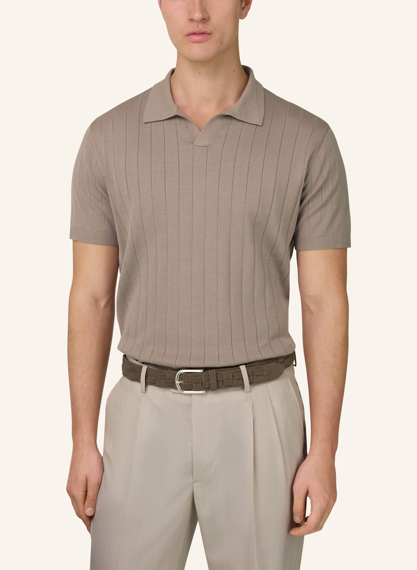 BOGGI MILANO Pullover: BEIGE