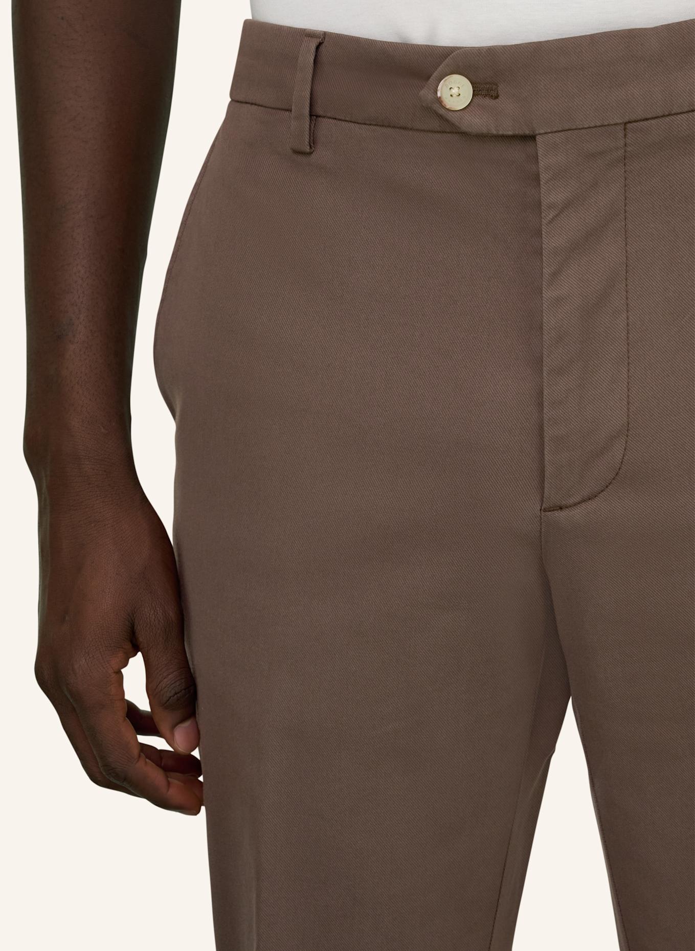BOGGI MILANO Cordhose: BRAUN
