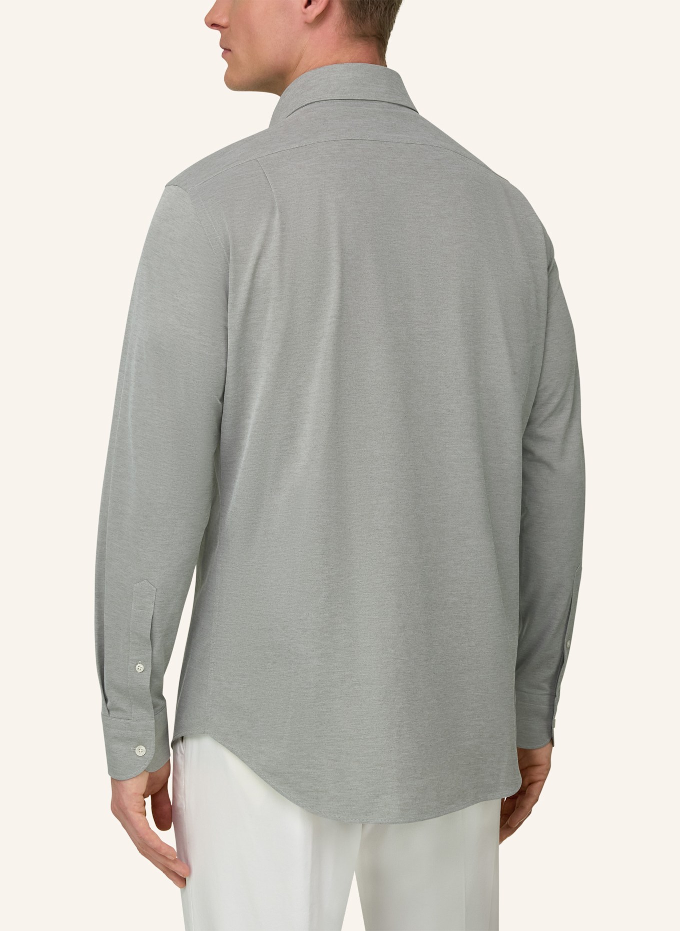 BOGGI MILANO Jerseyhemd: GRÜN