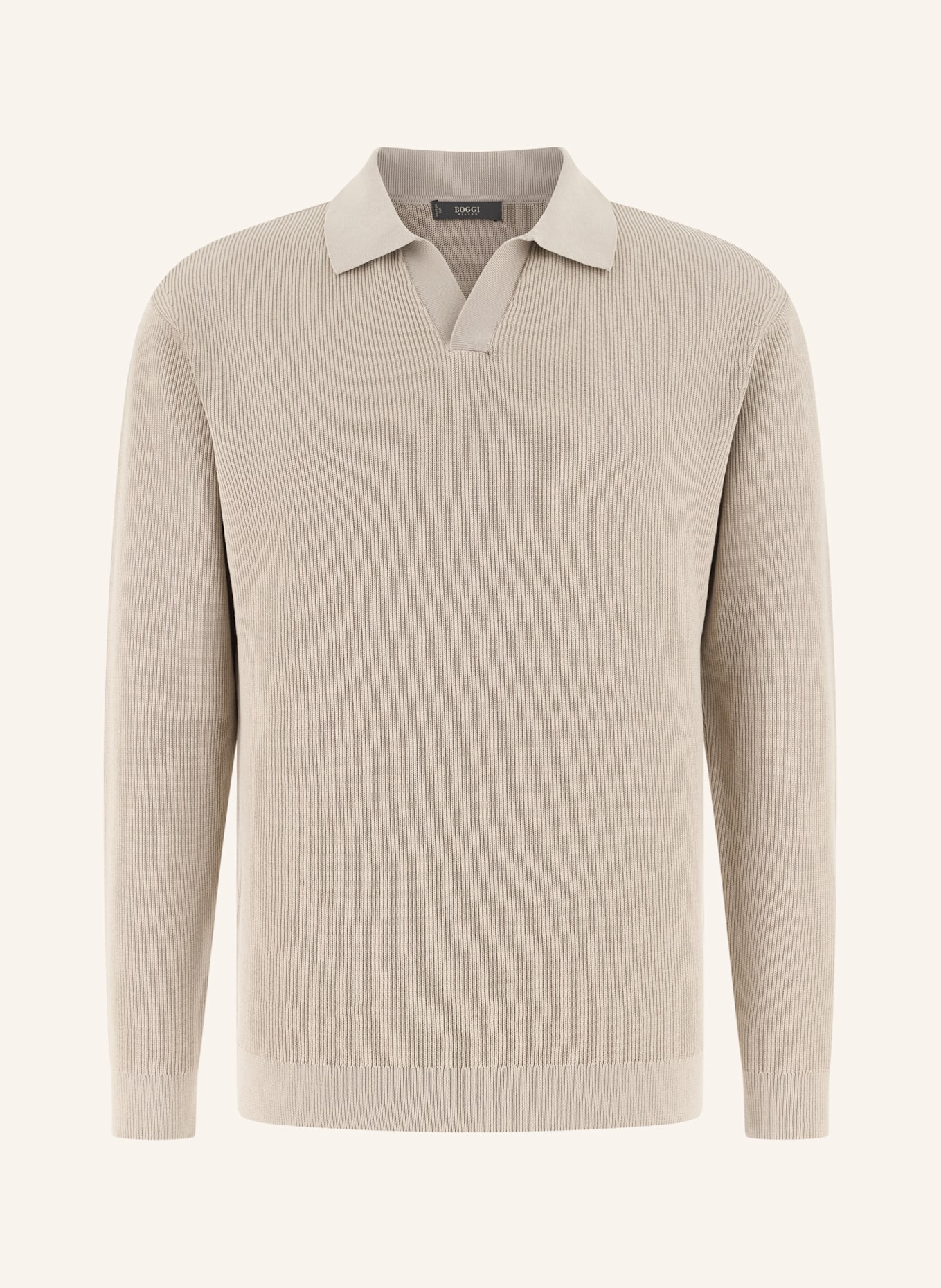 BOGGI MILANO Pullover: BRAUN