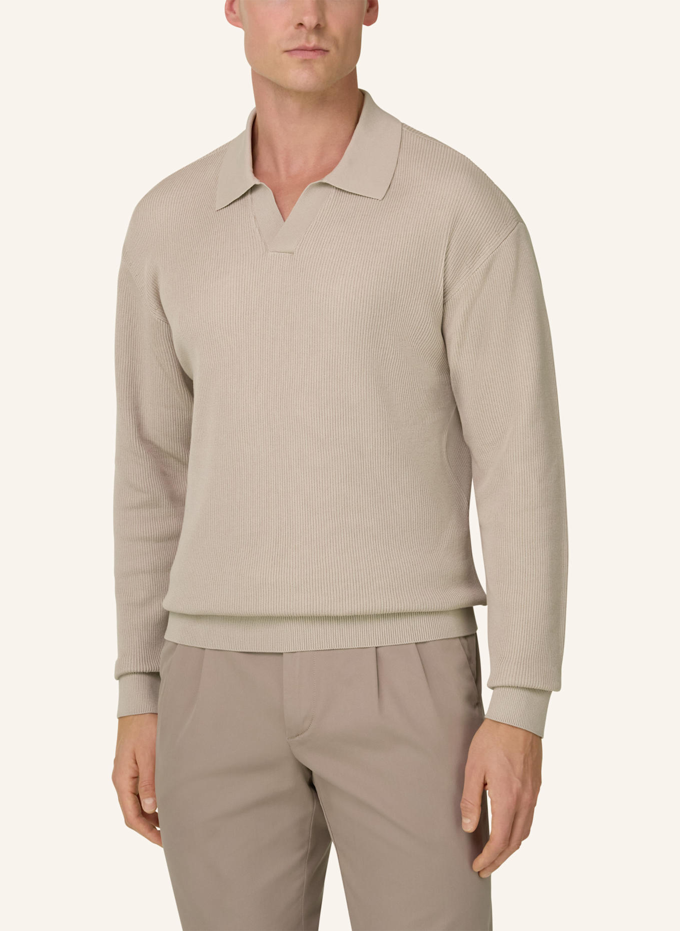 BOGGI MILANO Pullover: BRAUN