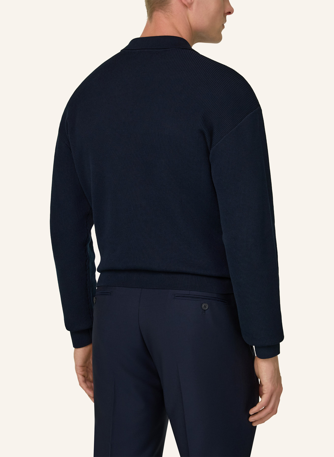BOGGI MILANO Pullover: BLAU