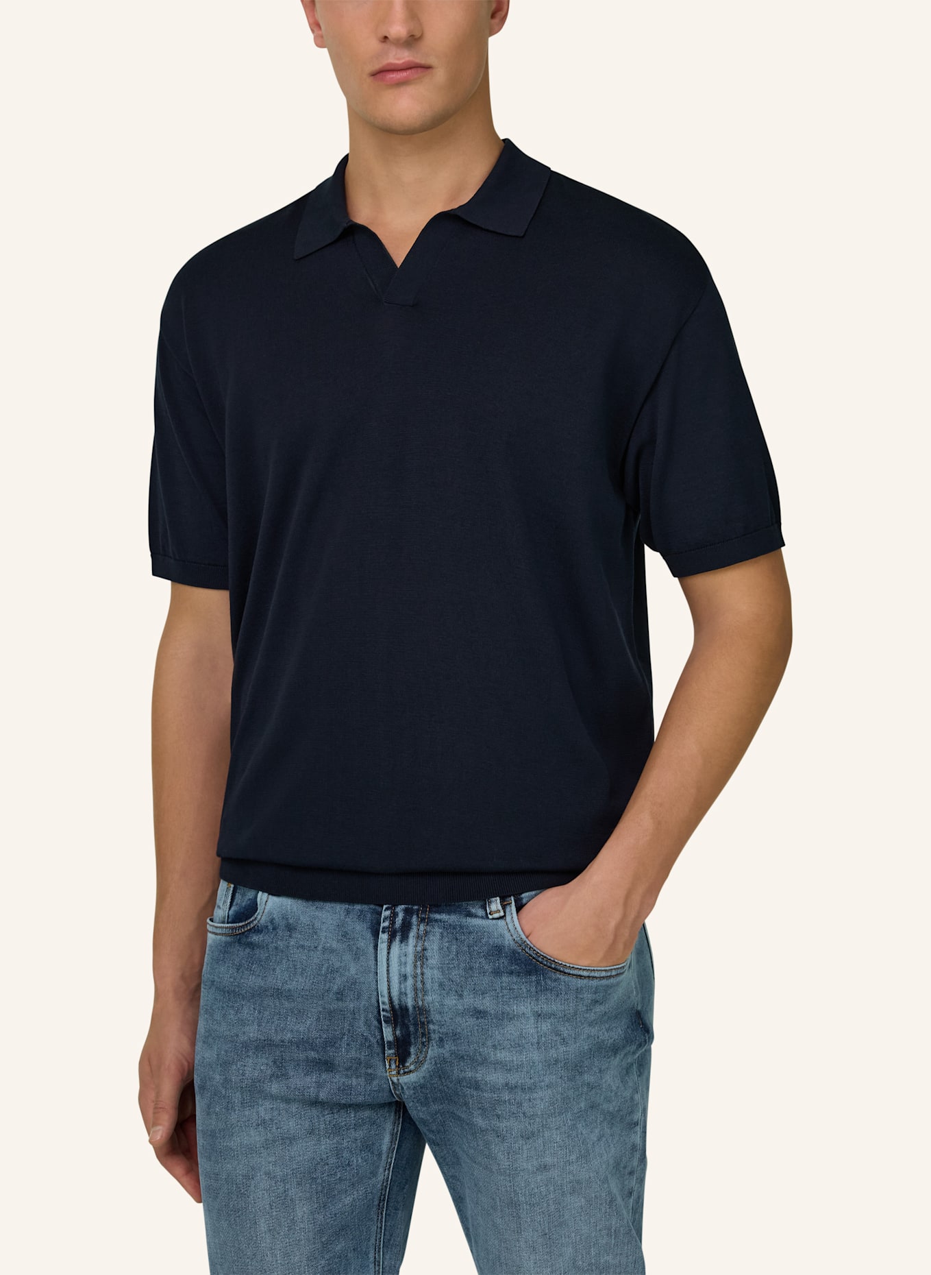 BOGGI MILANO Pullover: BLAU