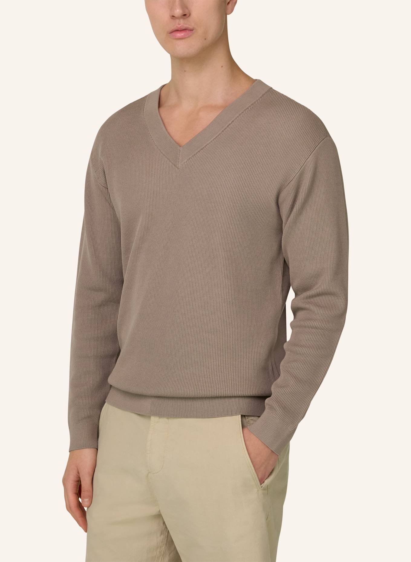 BOGGI MILANO Pullover: BEIGE