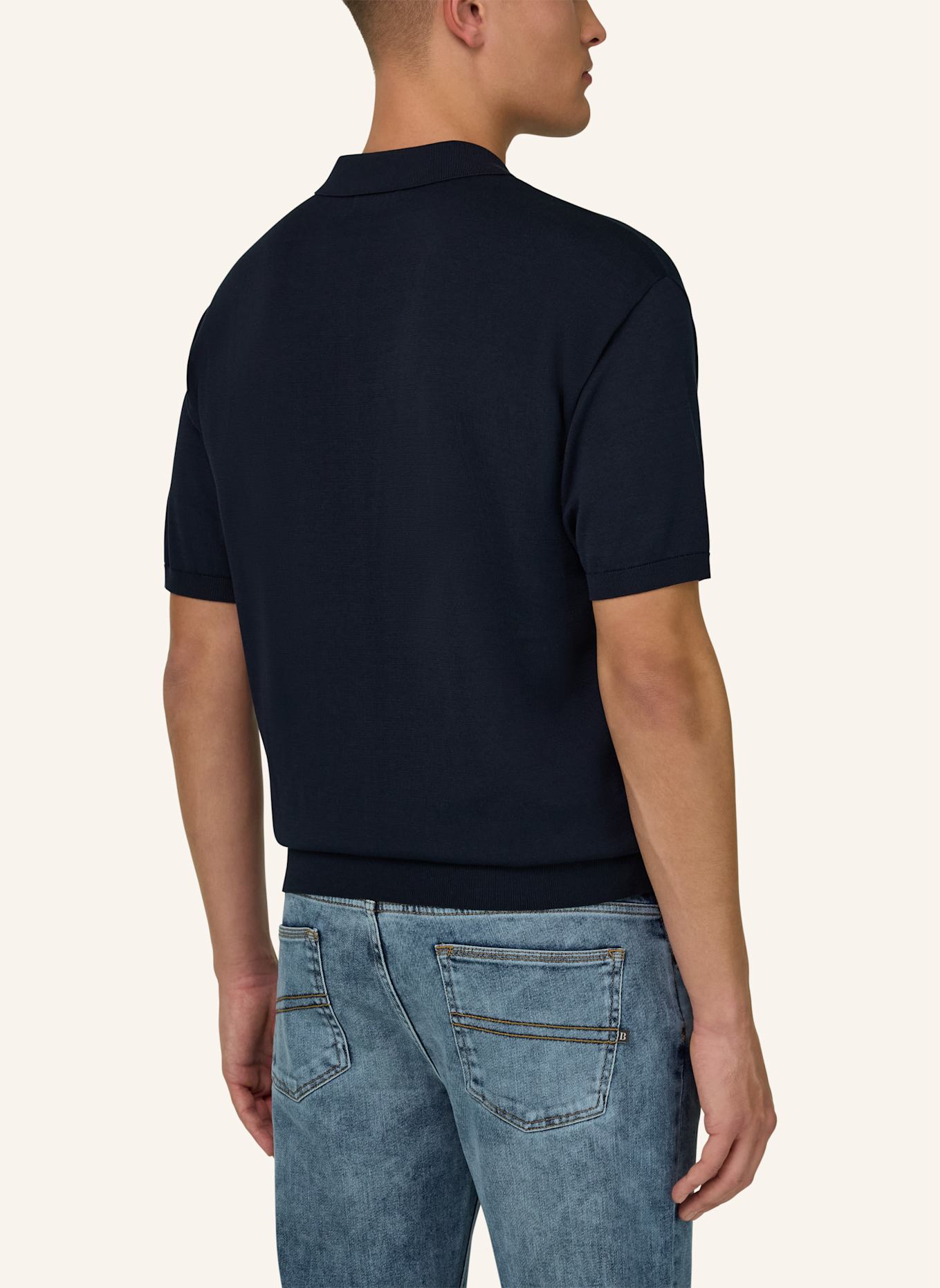 BOGGI MILANO Pullover: BLAU