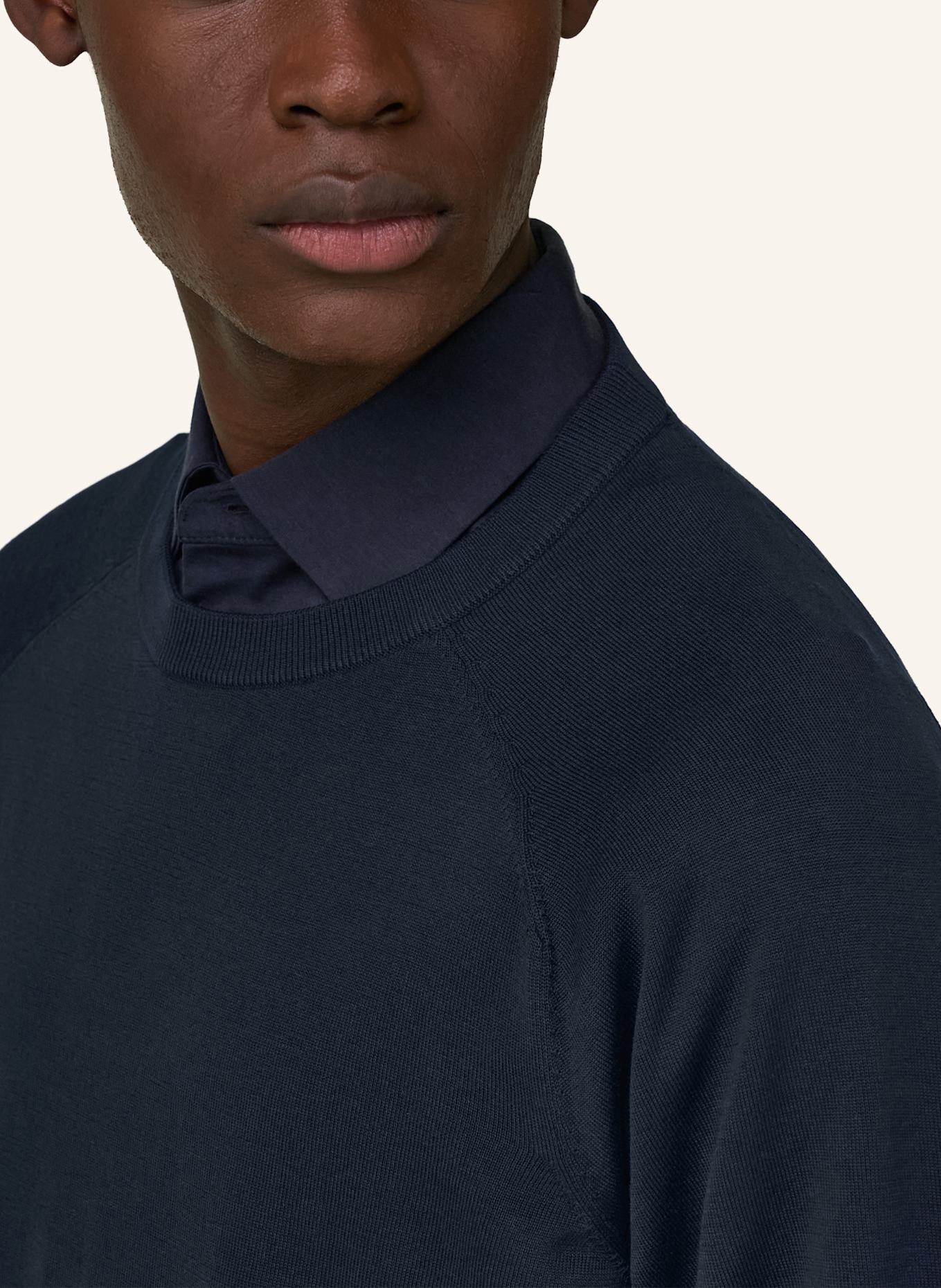 BOGGI MILANO Pullover: BLAU