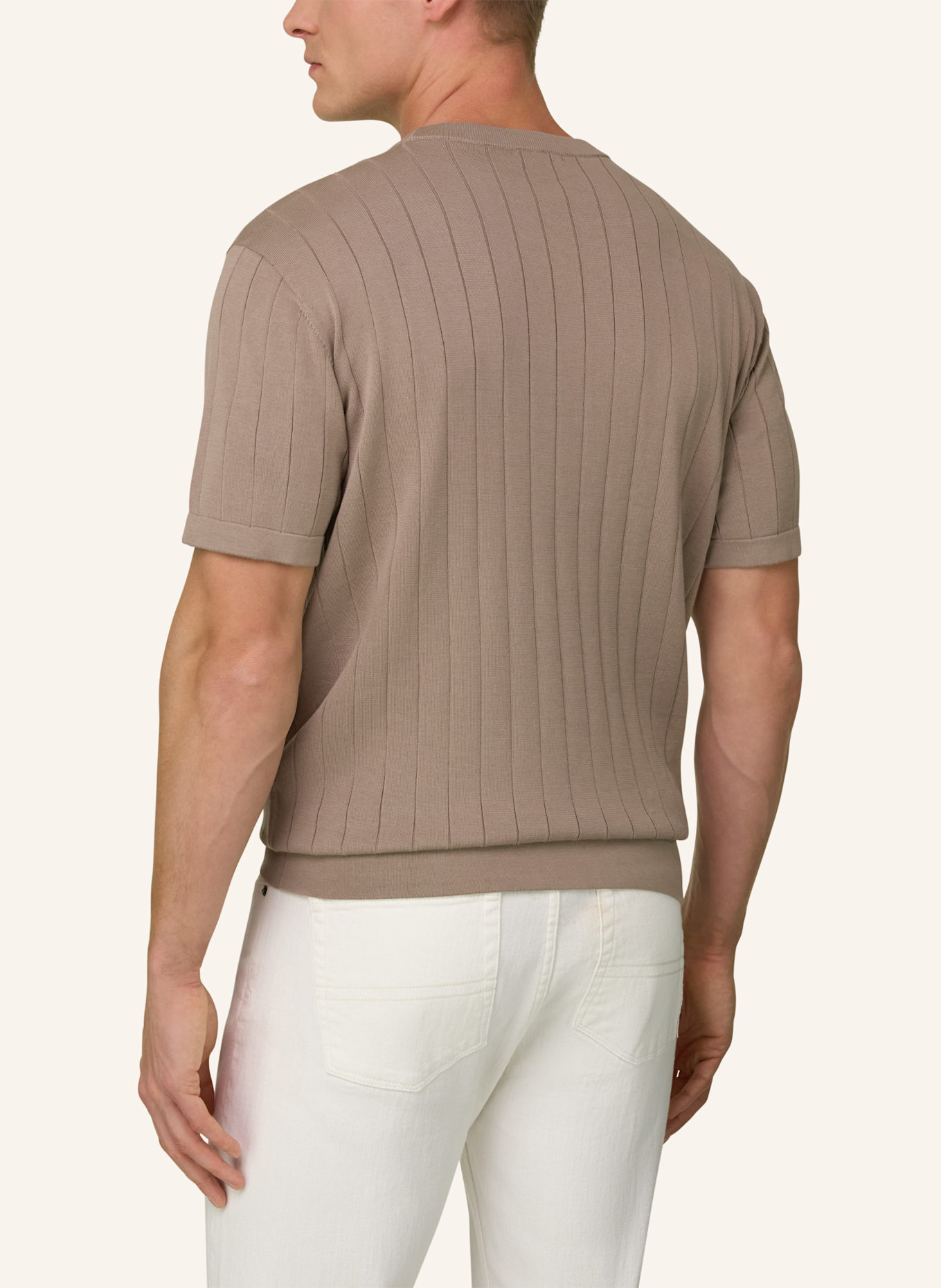 BOGGI MILANO Pullover: BEIGE