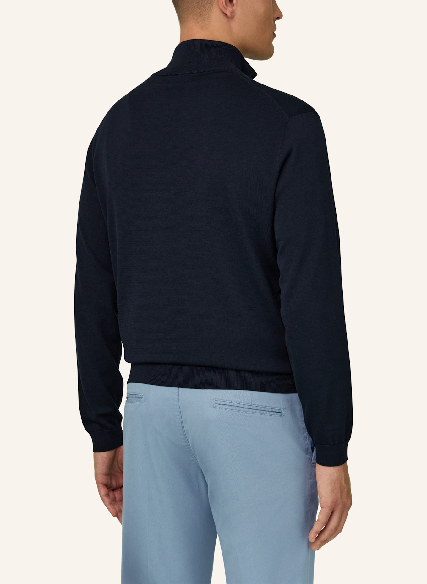 BOGGI MILANO Pullover: BLAU