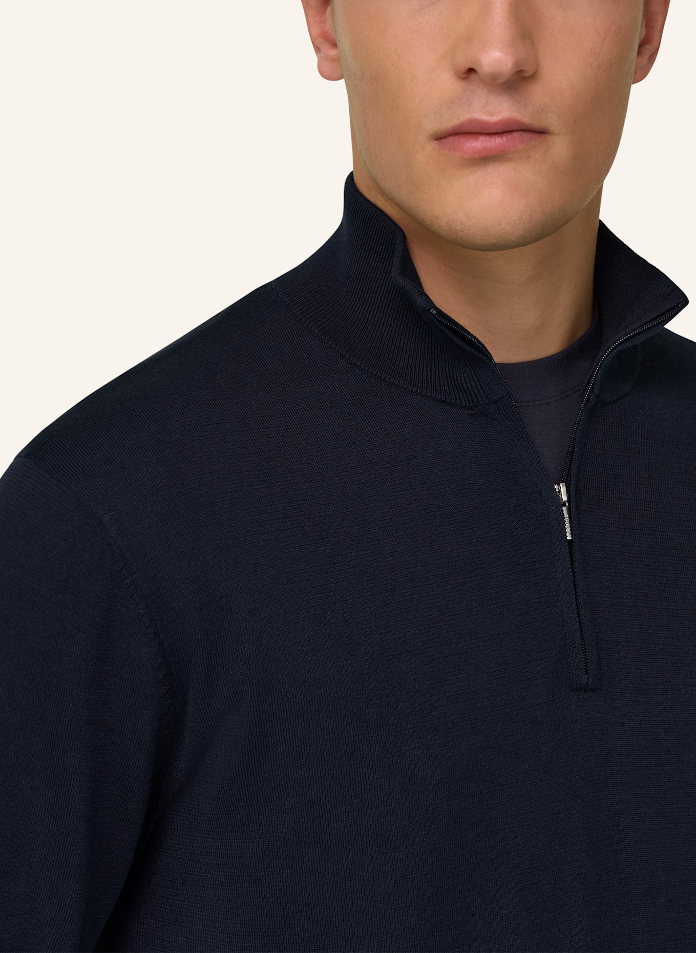 BOGGI MILANO Pullover: BLAU