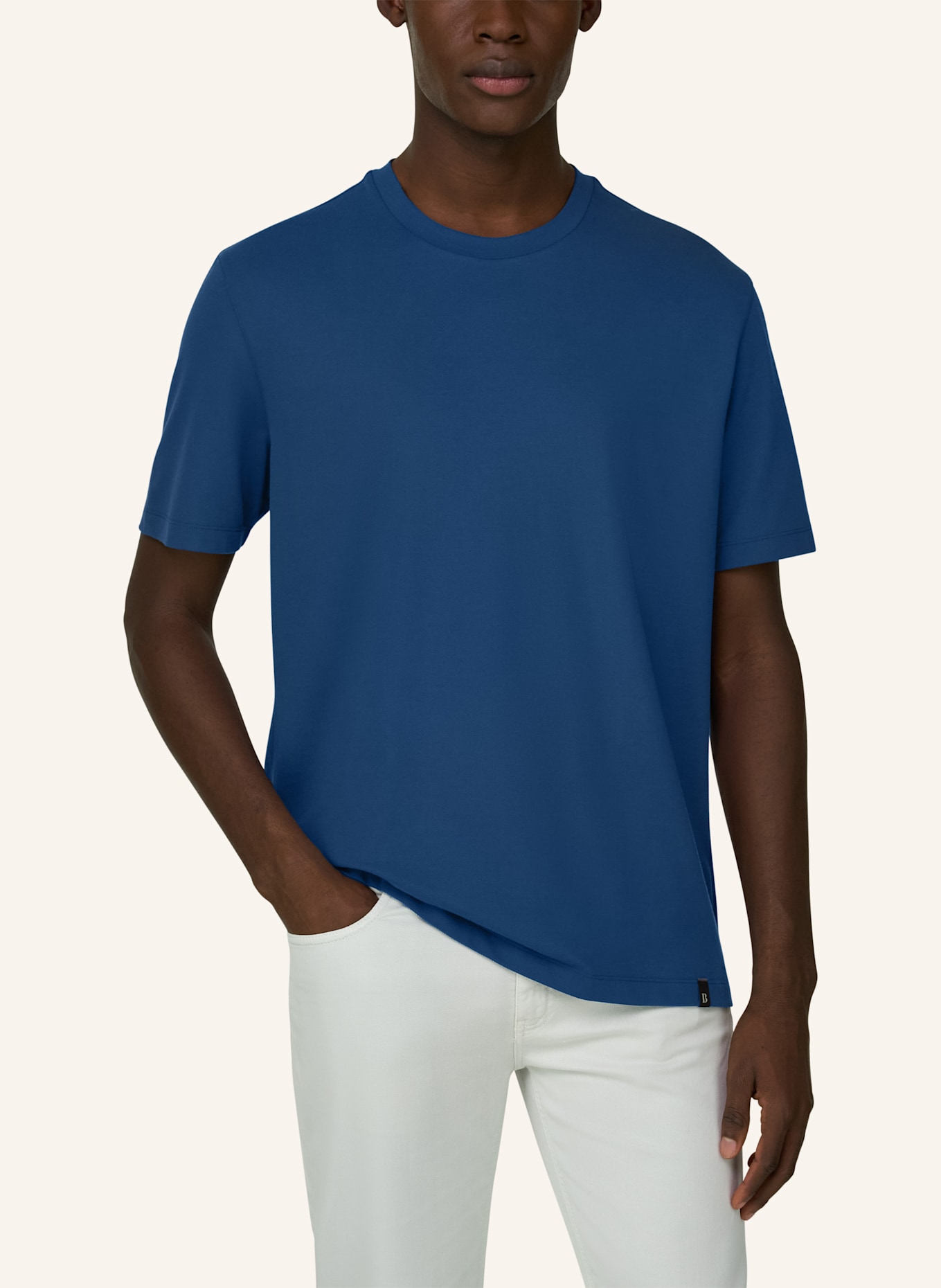 BOGGI MILANO T-Shirt: BLAU