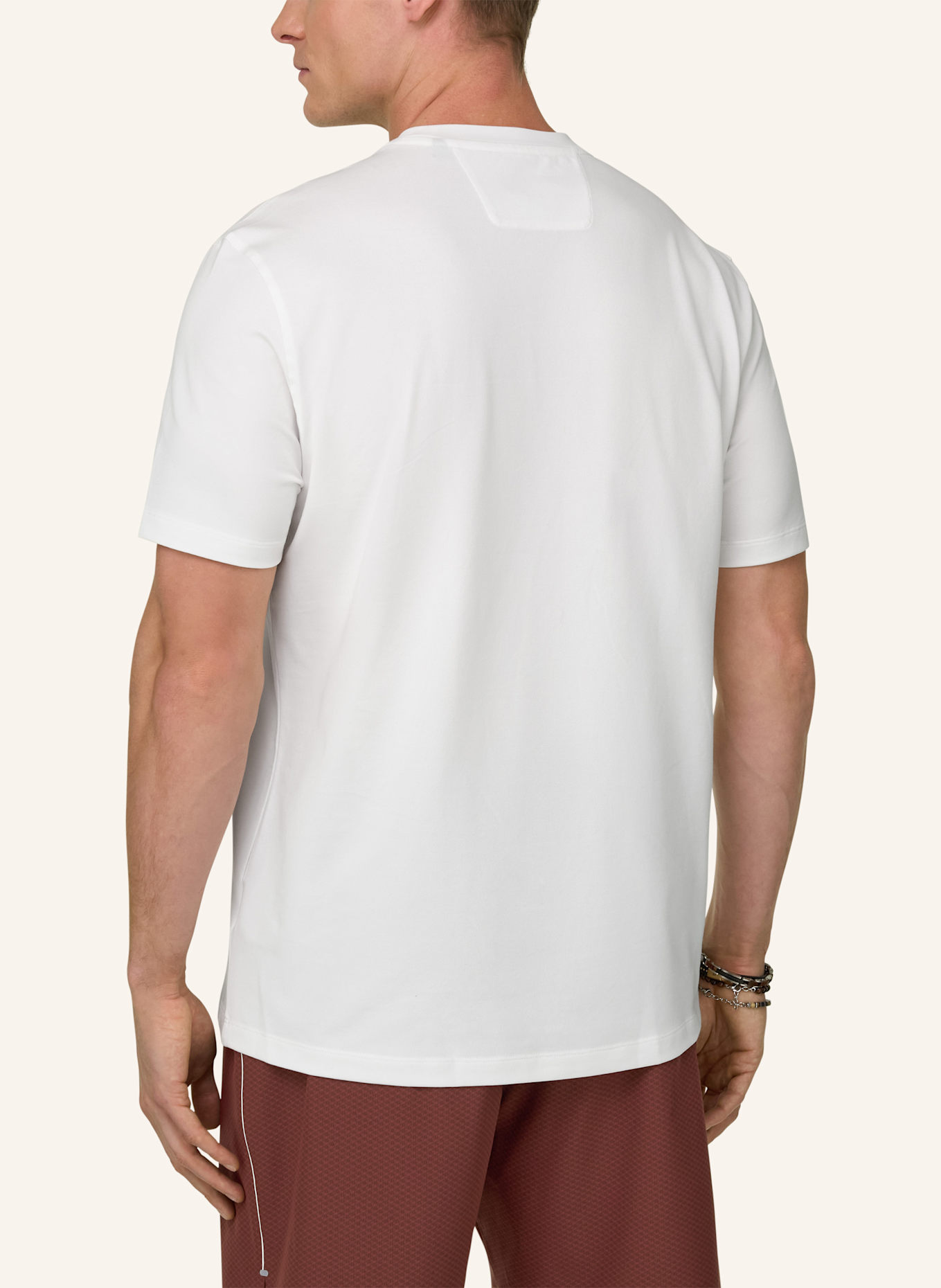 BOGGI MILANO T-Shirt: WEISS