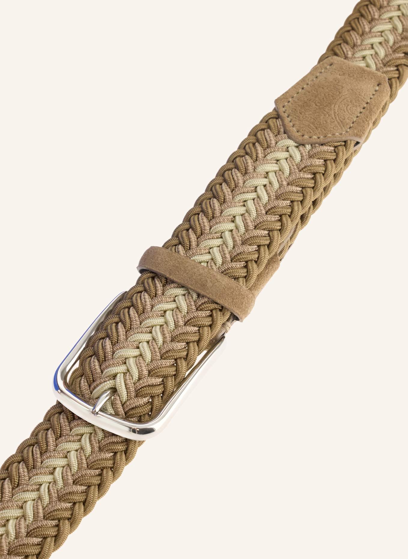 BOGGI MILANO Ledergürtel: BEIGE