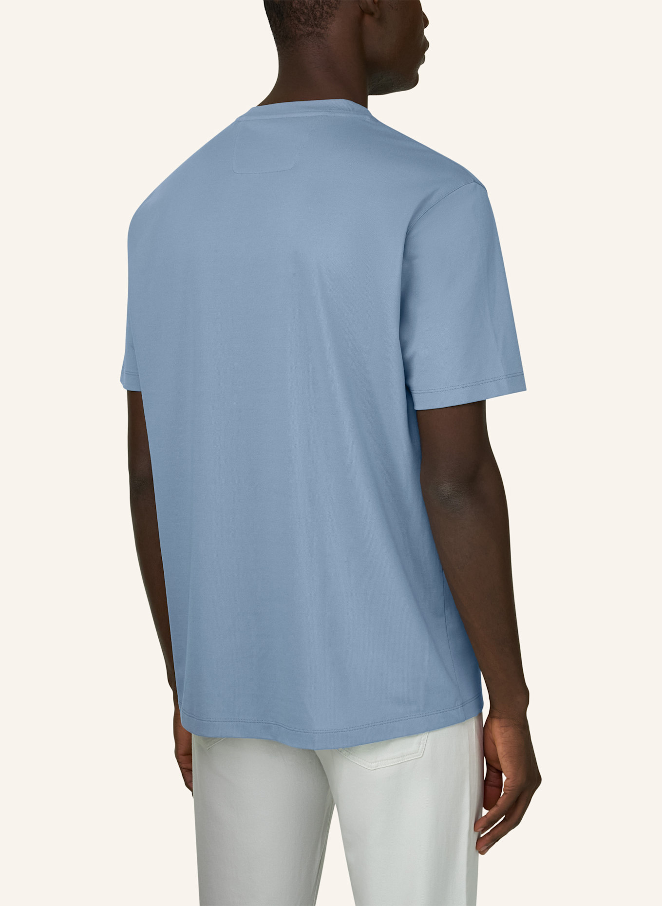 BOGGI MILANO T-Shirt: HELLBLAU