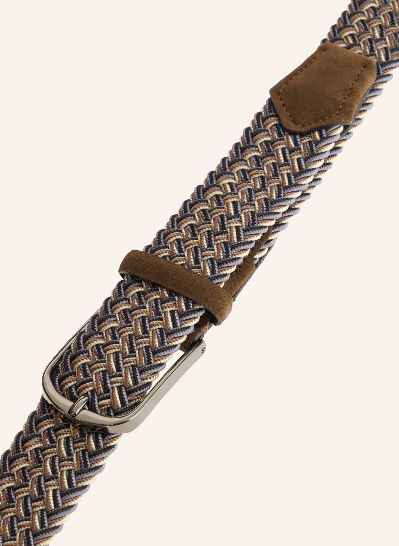 BOGGI MILANO Ledergürtel: BRAUN