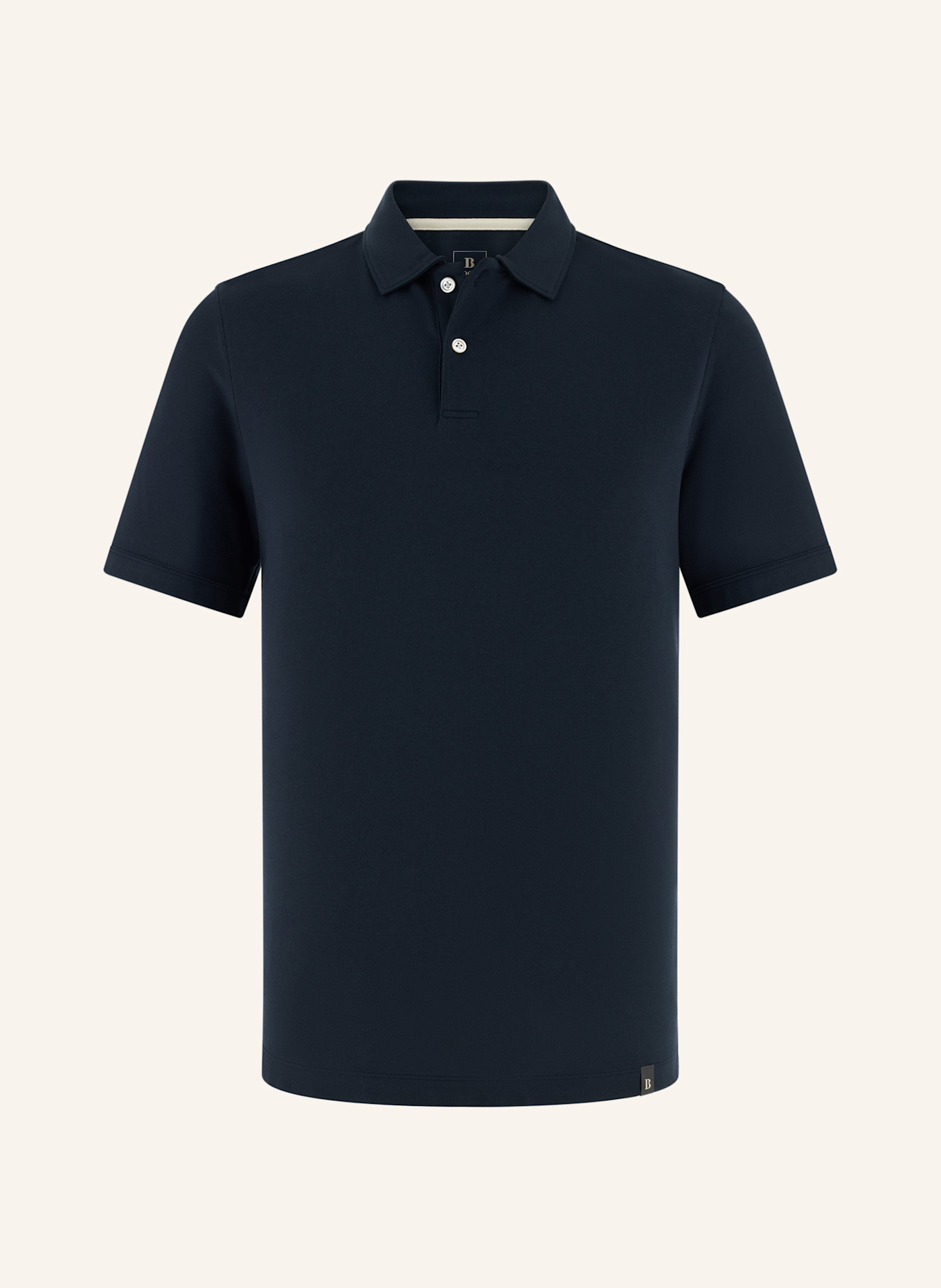 BOGGI MILANO Piqué-Poloshirt: BLAU