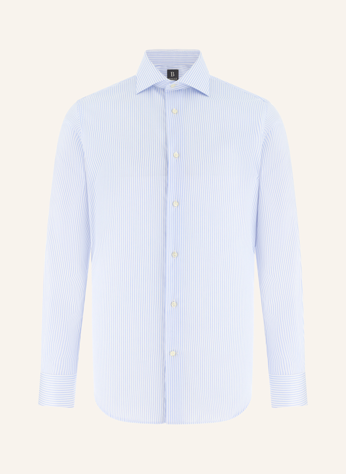 BOGGI MILANO Hemd: HELLBLAU